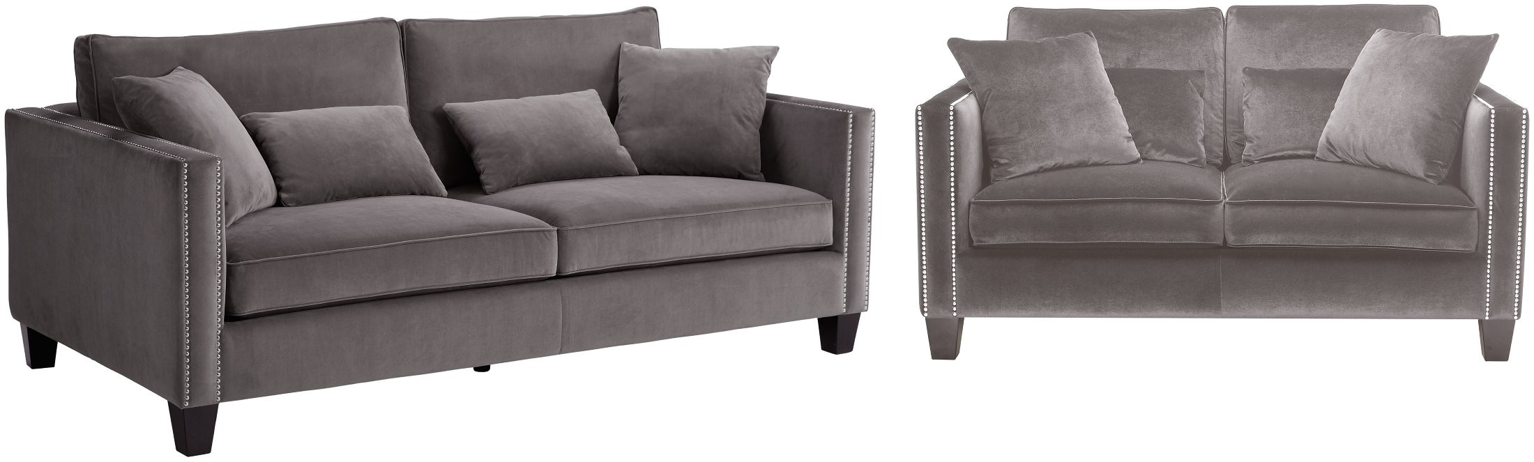 Cathedral Grey Portsmouth Sofa from Sunpan (503393) Coleman Furniture