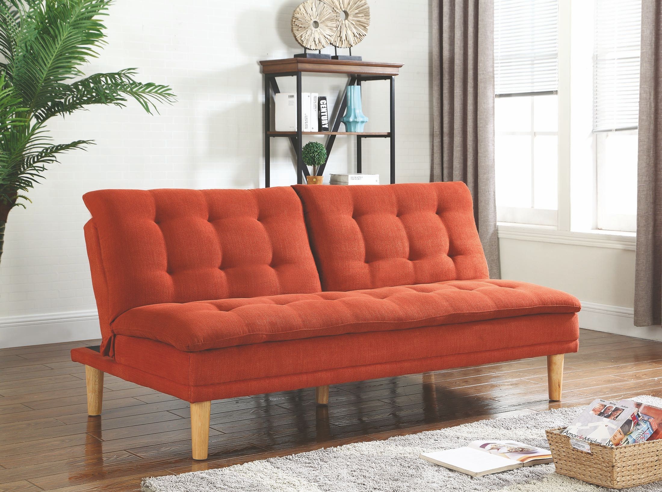 Orange Sofa Bed from Coaster Coleman Furniture