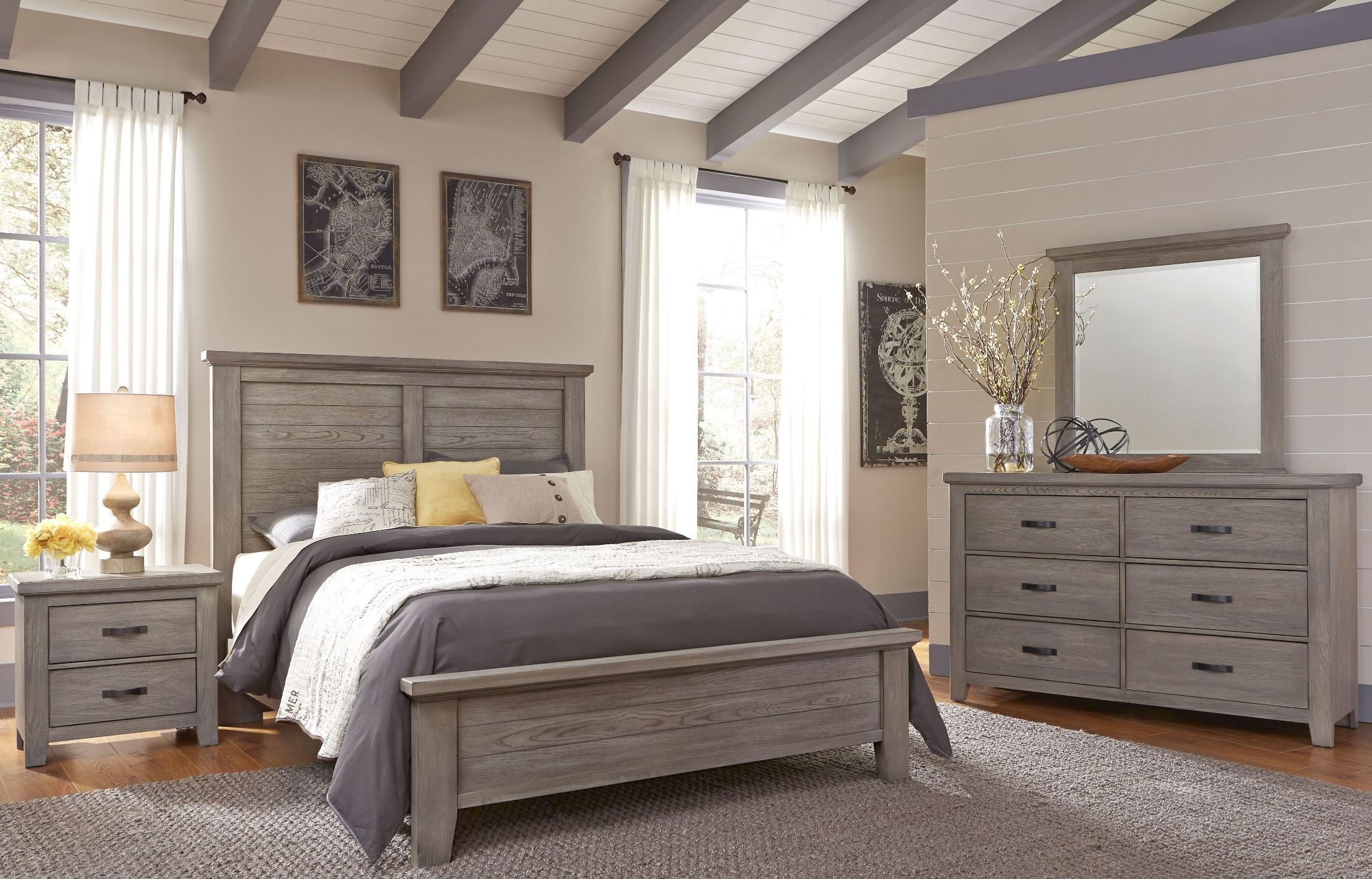 wheatered bedroom furniture set