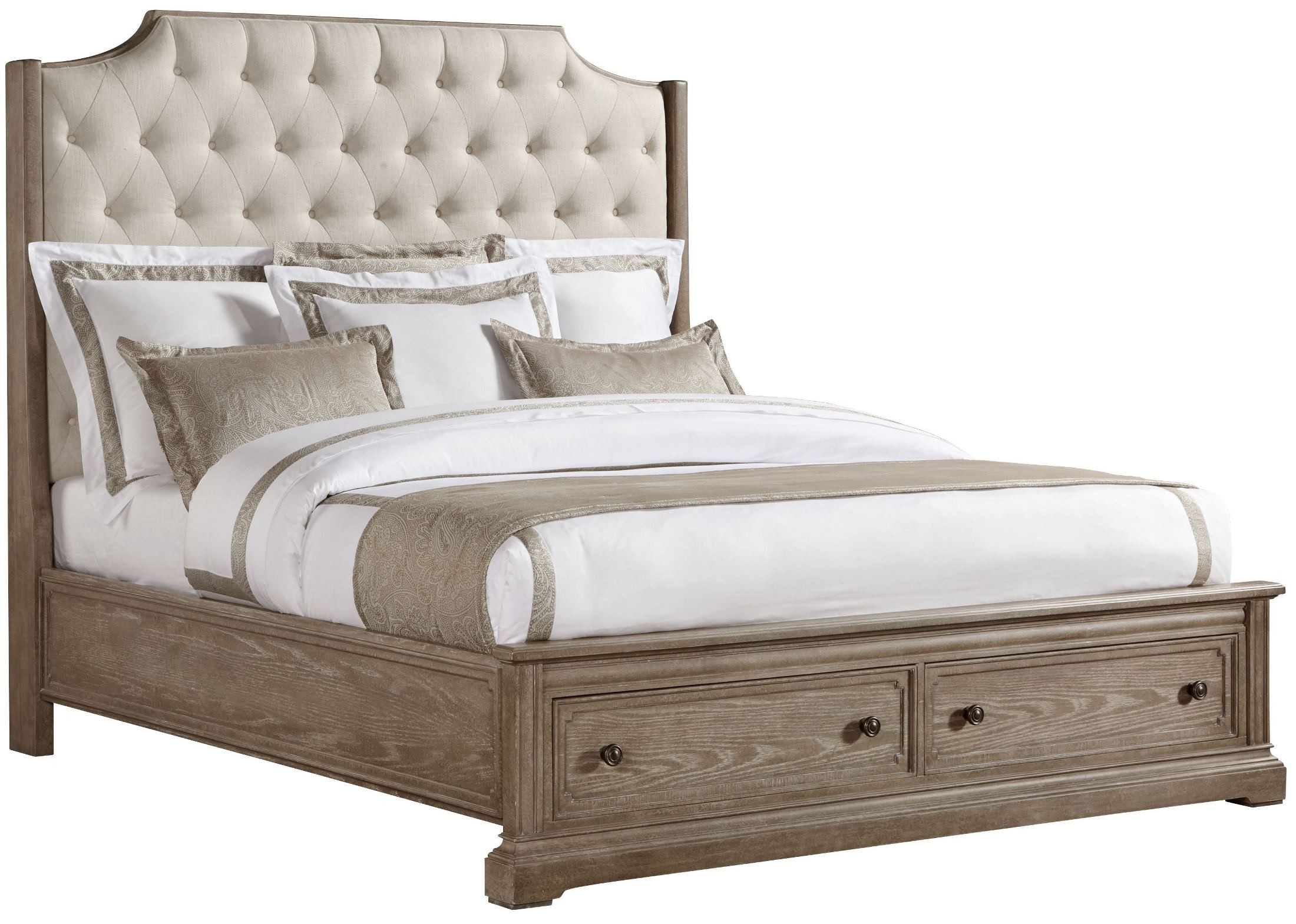 Wethersfield Estate Brimfield Oak Cal. King Upholstered ...