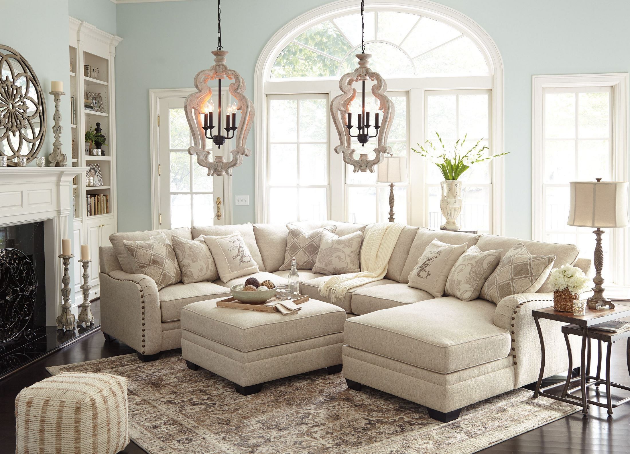 Luxora Bisque Ottoman With Storage from Ashley Coleman Furniture