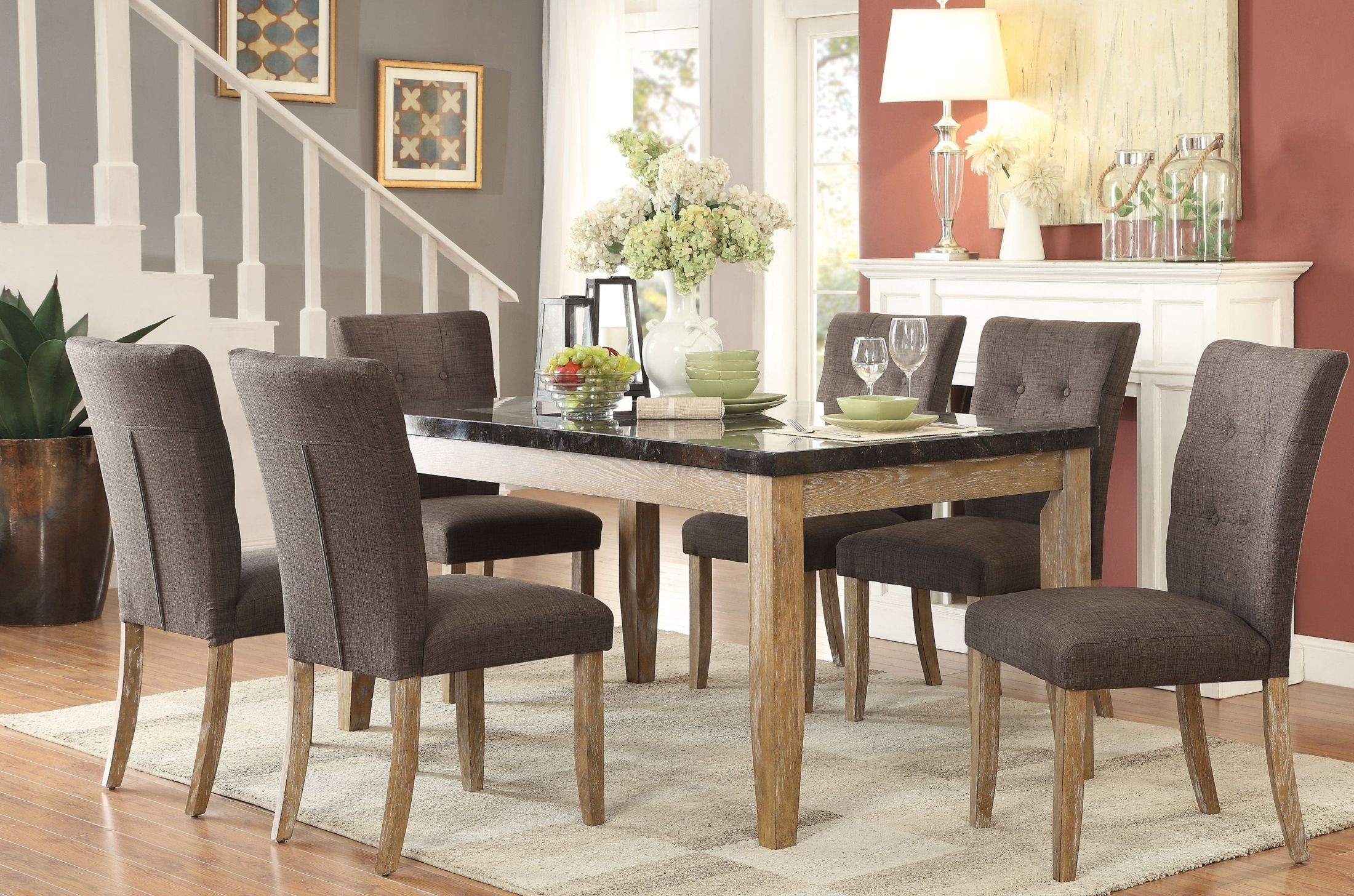 Huron Gray Dining Room Set from Homelegance Coleman Furniture