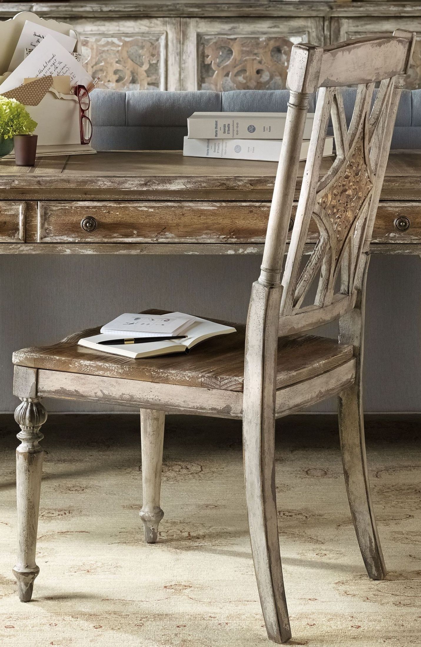 Chatelet Brown Writing Home Office Set from Hooker Coleman Furniture