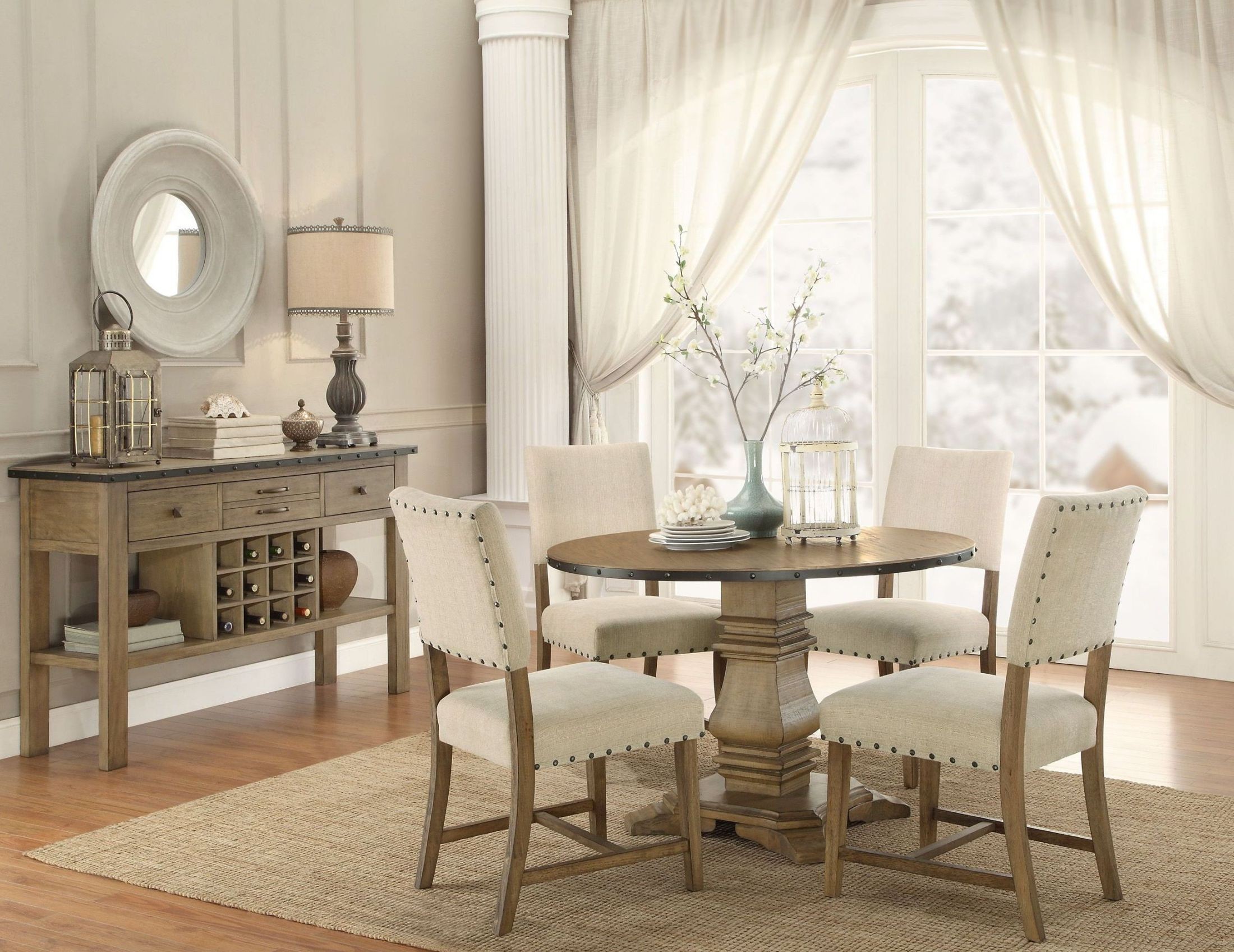 Veltry Natural Dining Room Set from Homelegance | Coleman Furniture