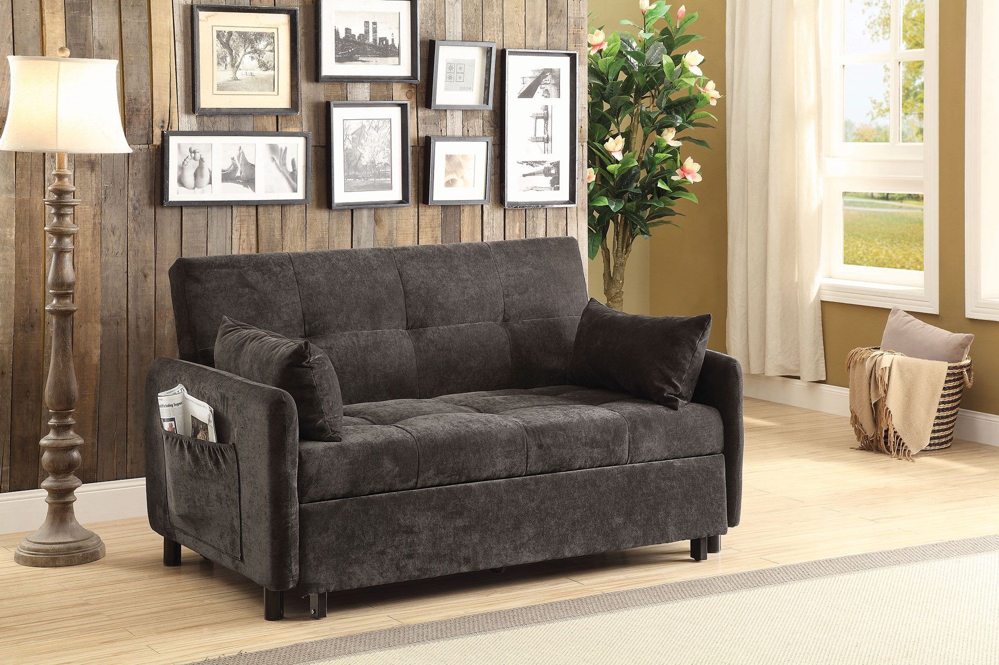 Dark Brown Sofa Bed from Coaster Coleman Furniture