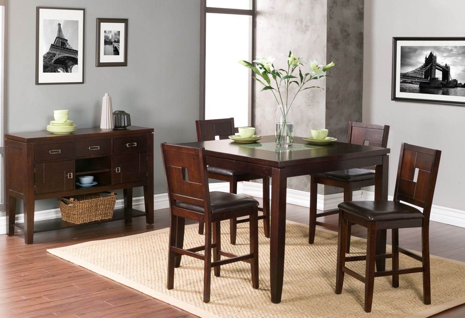 Lakeport Espresso Counter Height Dining Room Set from ...