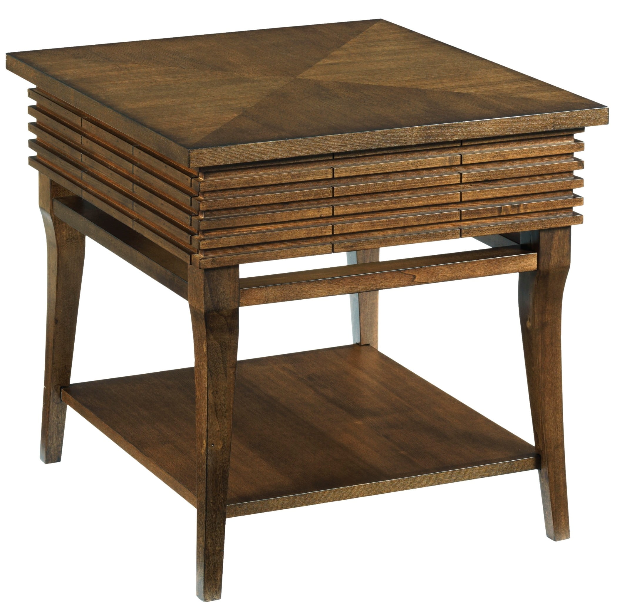 Groovy Brown Rectangular Drawer End Table from Hammary Coleman Furniture