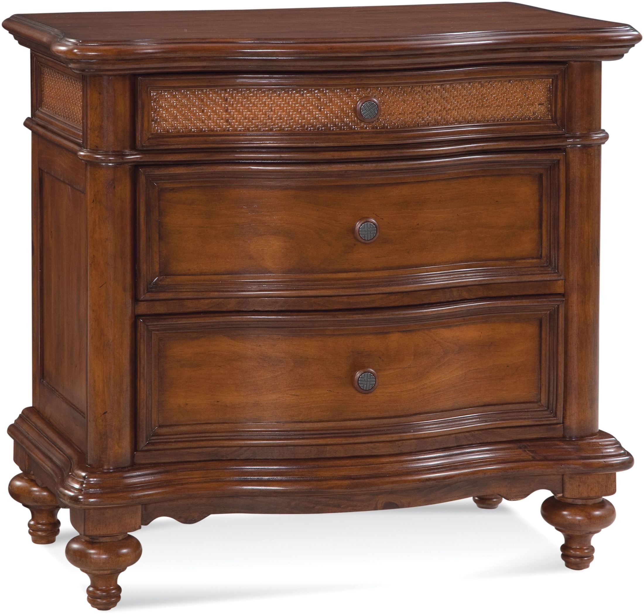 Hudson Bay Golden Brown Nightstand from American Woodcrafters Coleman