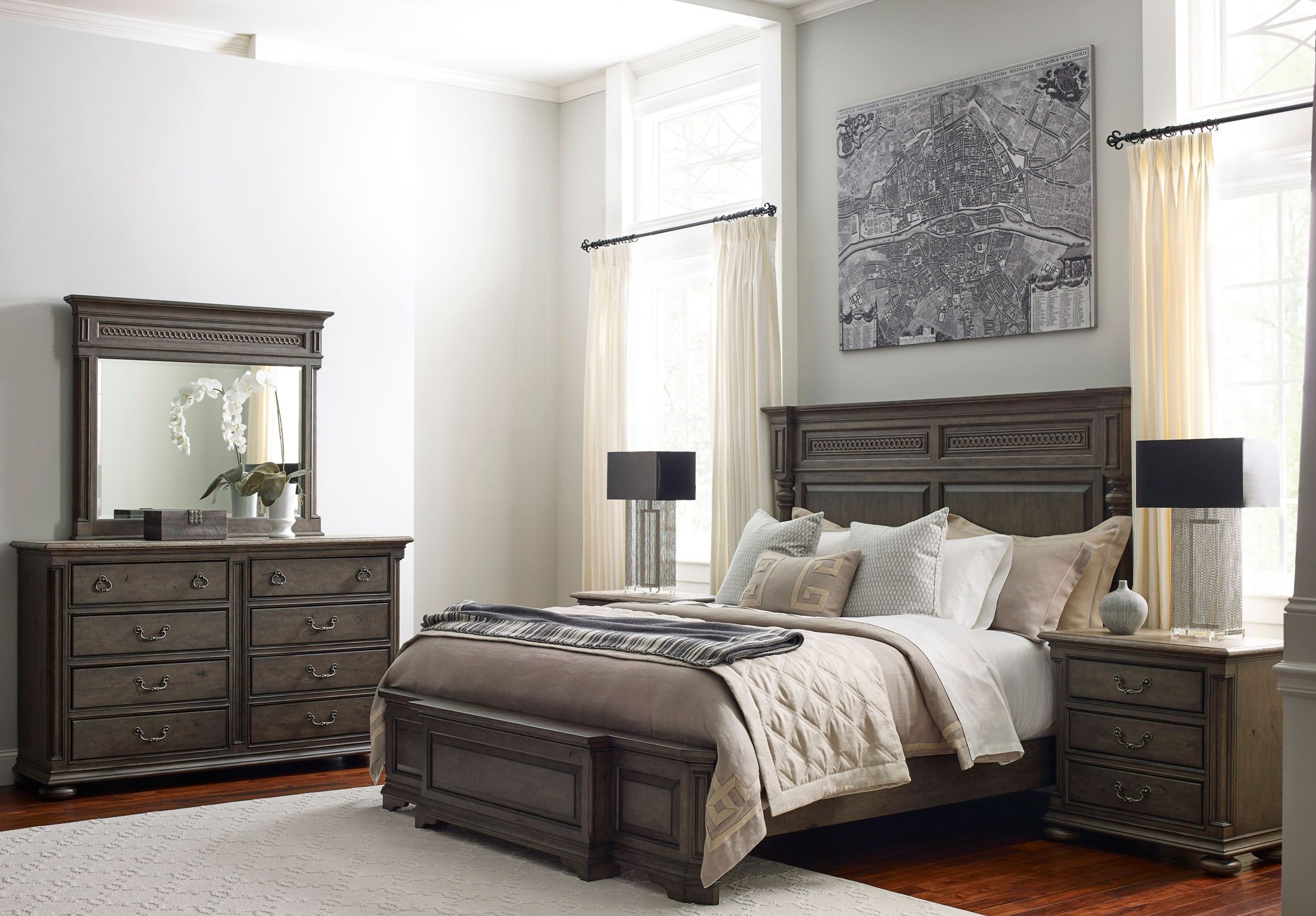 Greyson Logan King Panel Bed from Kincaid Furniture Coleman Furniture
