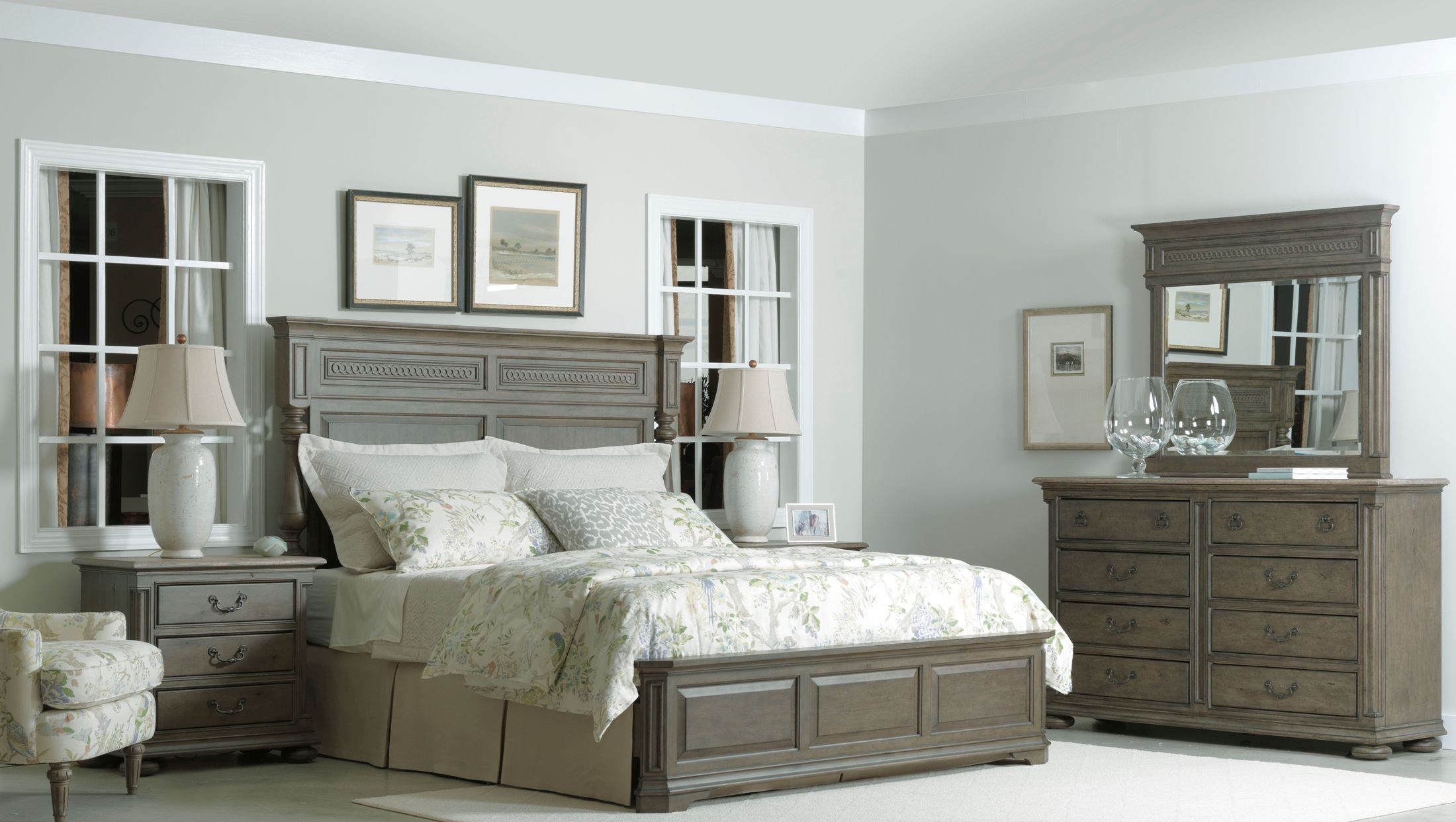 Greyson Logan King Panel Bed from Kincaid Furniture Coleman Furniture