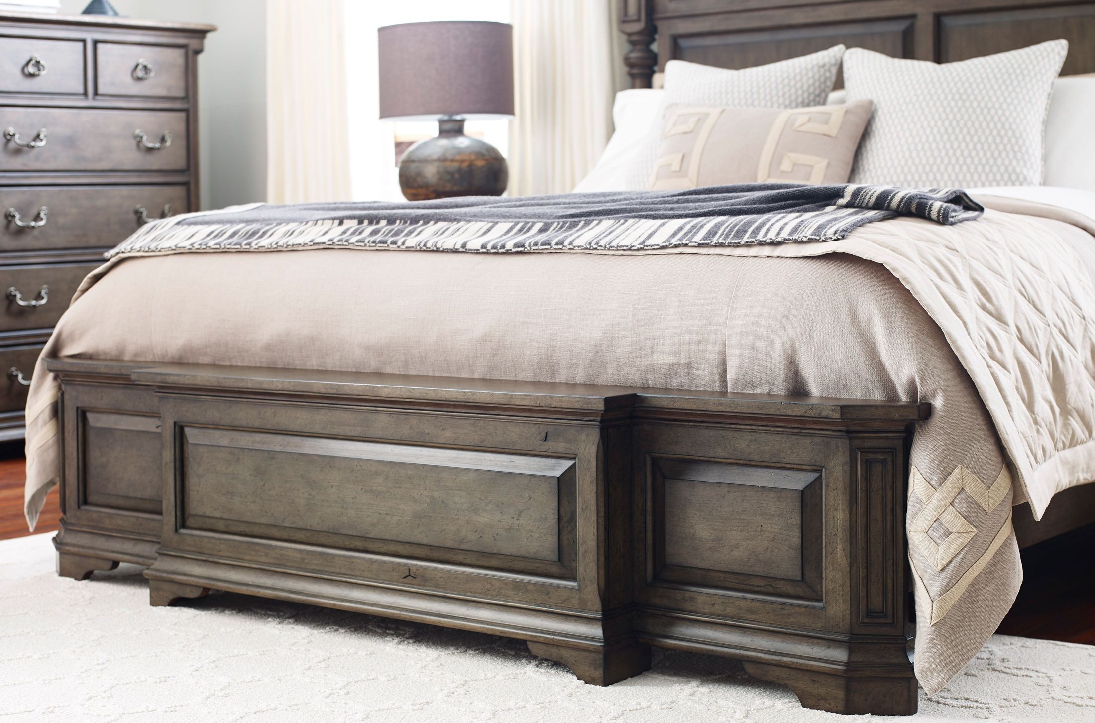 Greyson Logan King Panel Bed from Kincaid Furniture Coleman Furniture