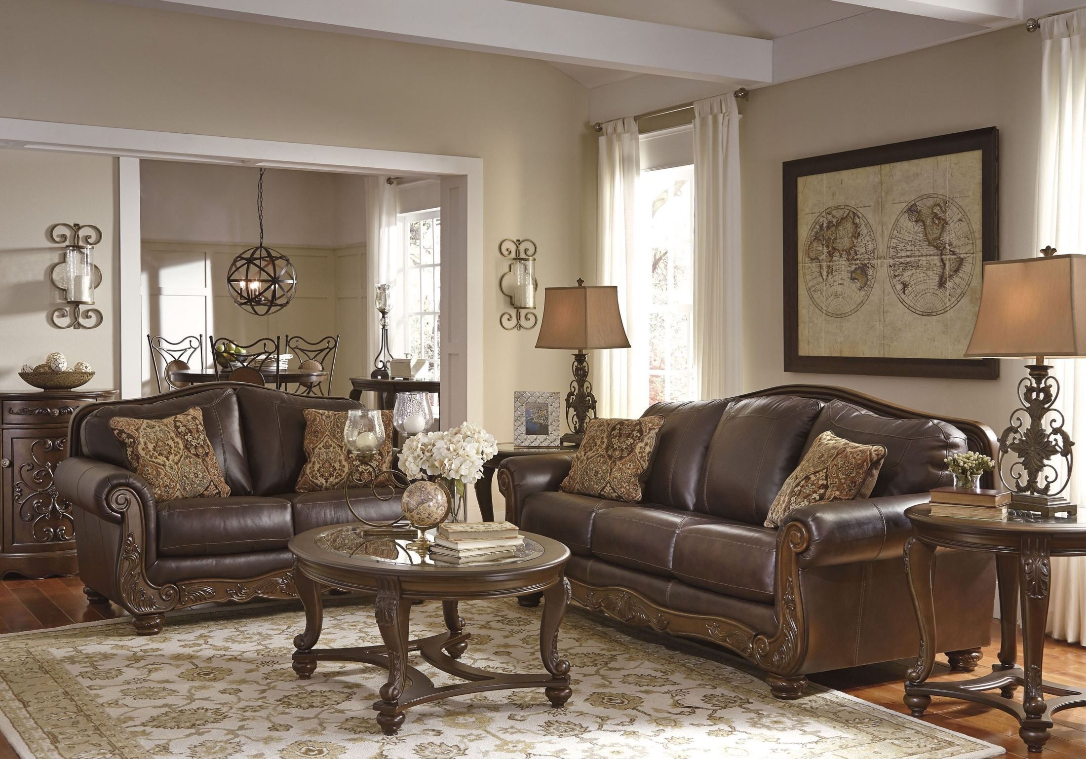 Norcastle Coffee Table from Ashley (T4990) Coleman Furniture