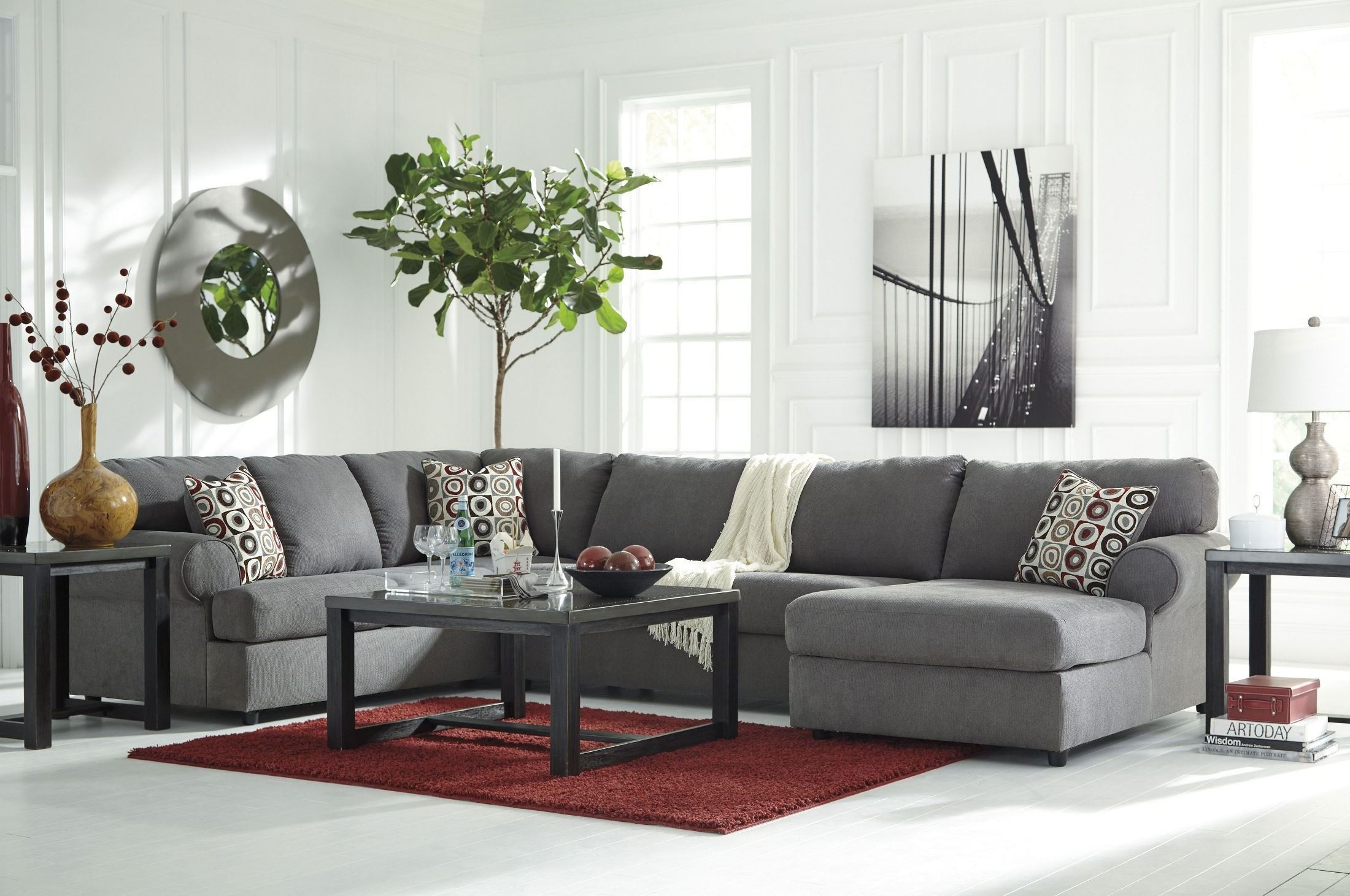 Jayceon Grays RAF Sectional from Ashley (6490217) Coleman Furniture