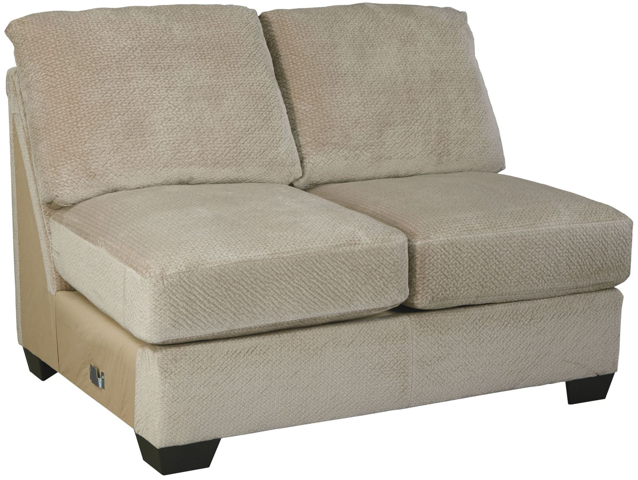 Hazes Fleece RAF Cuddler Loveseat Sectional from Ashley Coleman Furniture