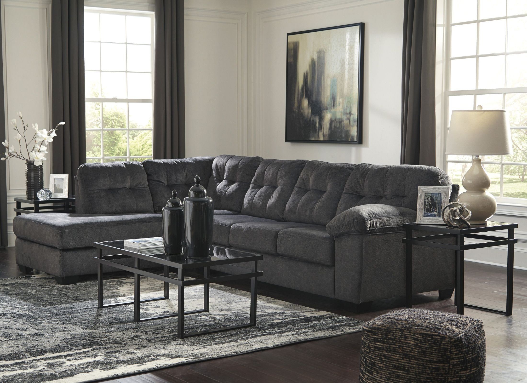 Accrington Granite LAF Sectional from Ashley Coleman Furniture