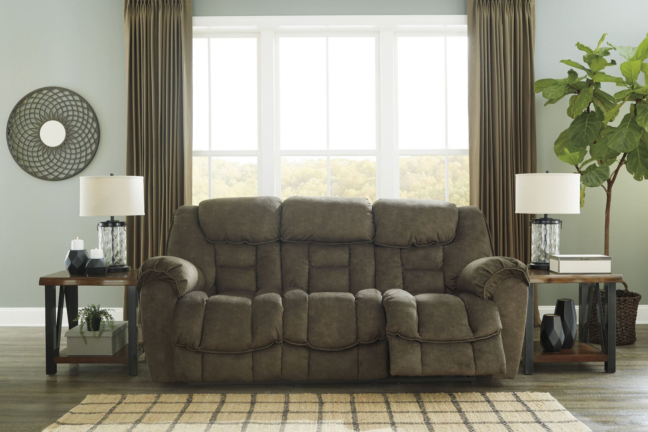 Capehorn Earth Reclining Sofa from Ashley Coleman Furniture