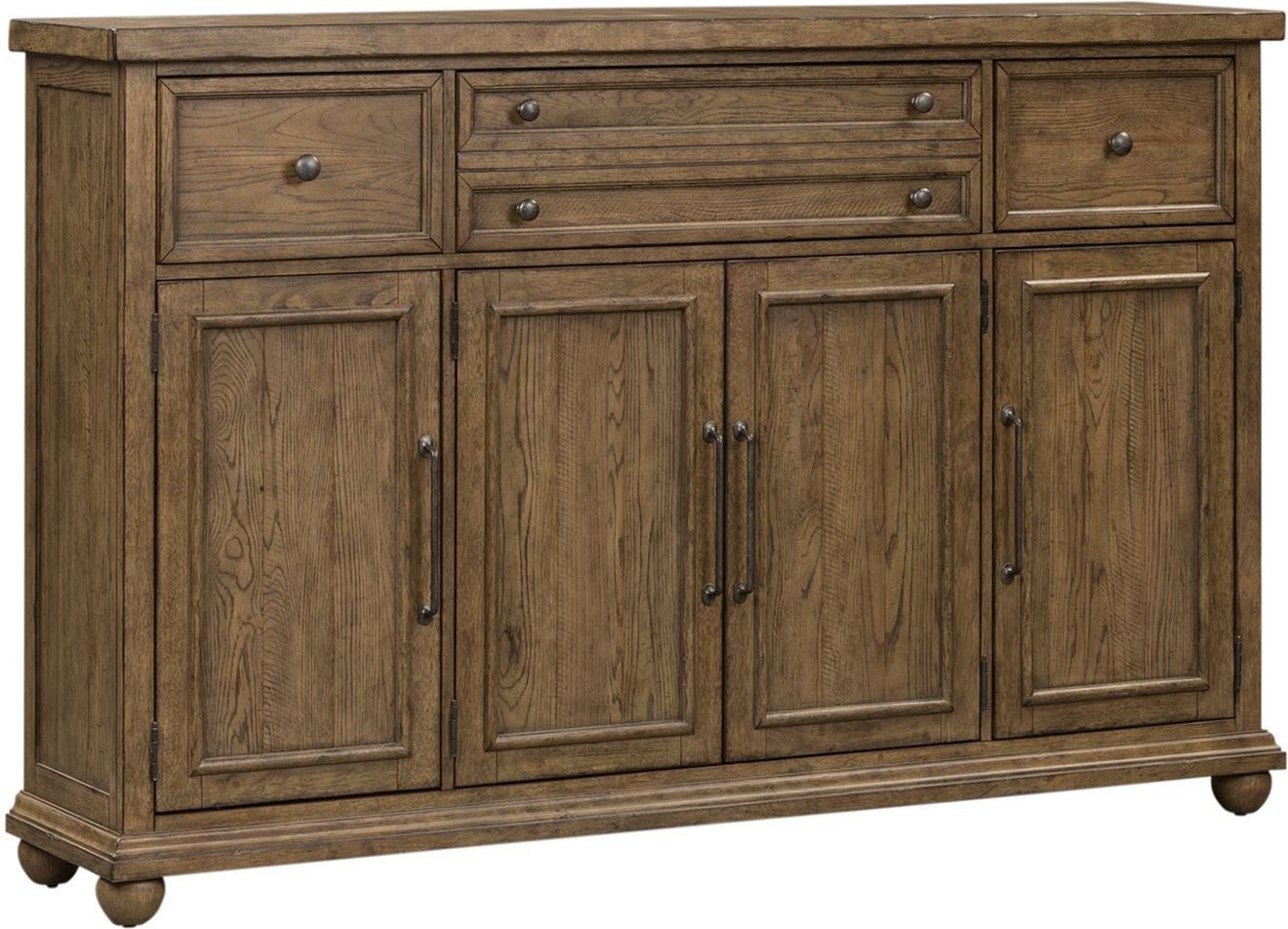 Harvest Home Barley Brown Hall Buffet from Liberty Coleman Furniture