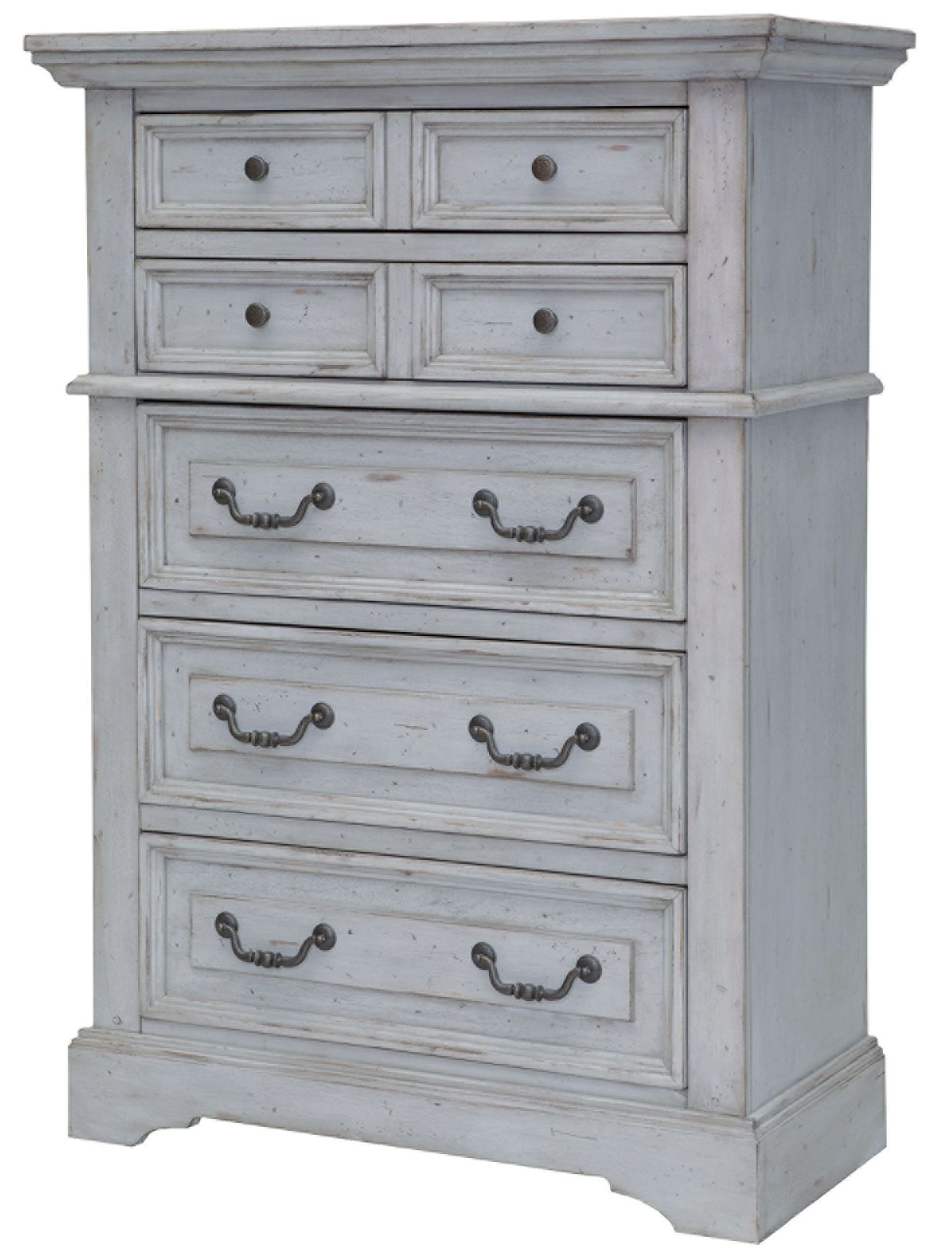 Stonebrook Antique Gray Panel Bedroom Set from American Woodcrafters