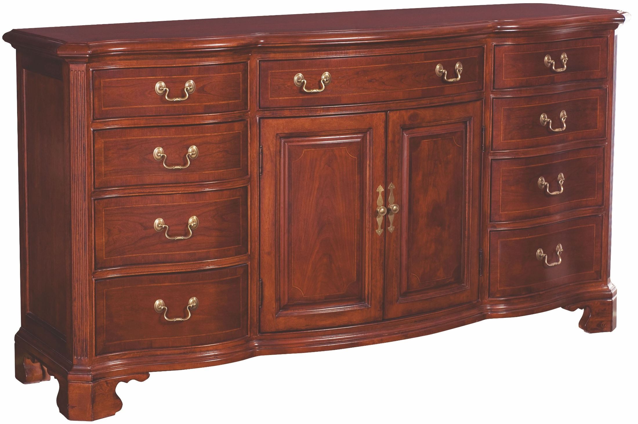 Cherry Grove Classic Antique Cherry Mansion Bedroom Set from American