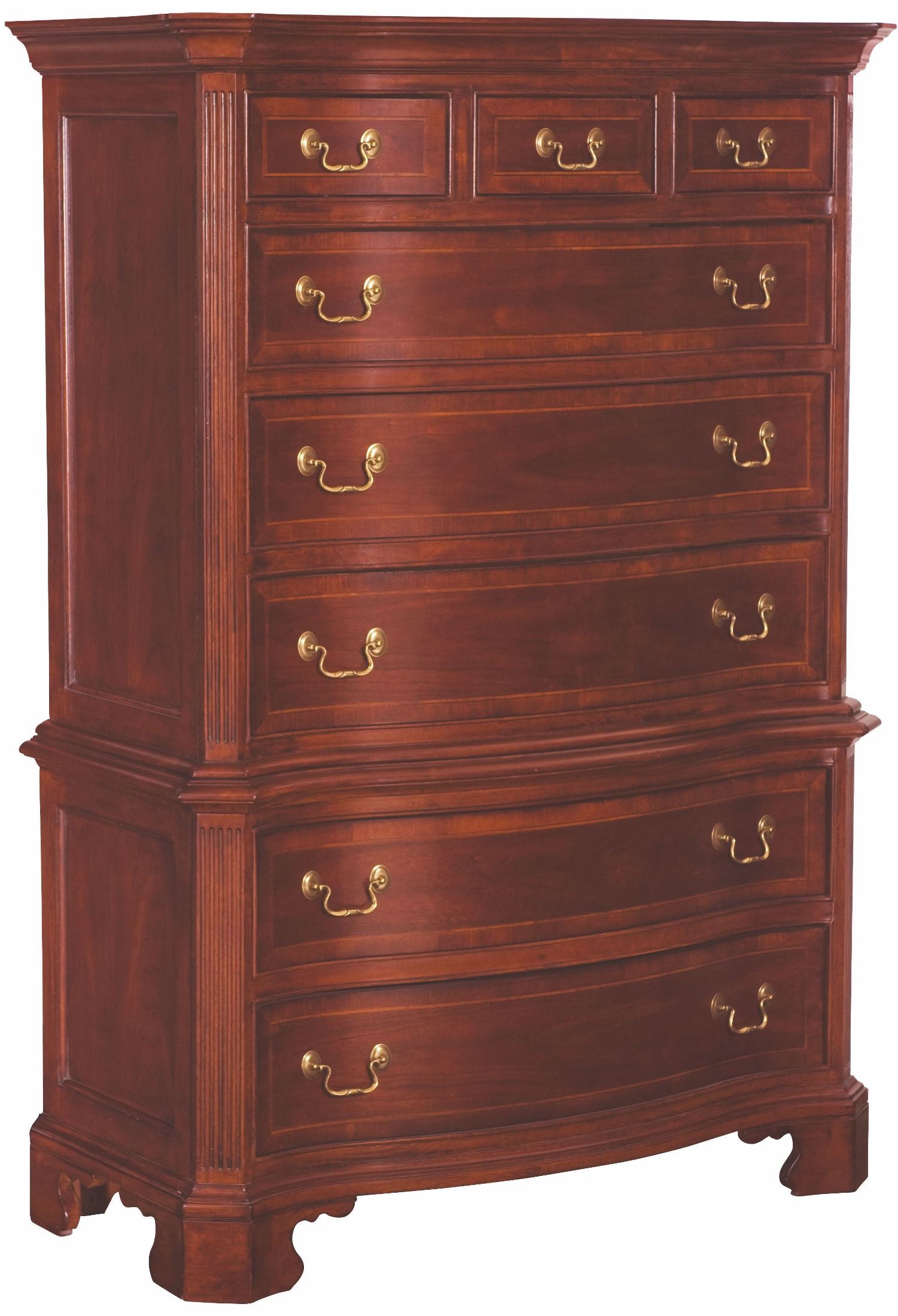 Cherry Grove Classic Antique Cherry Chest On Chest from American Drew
