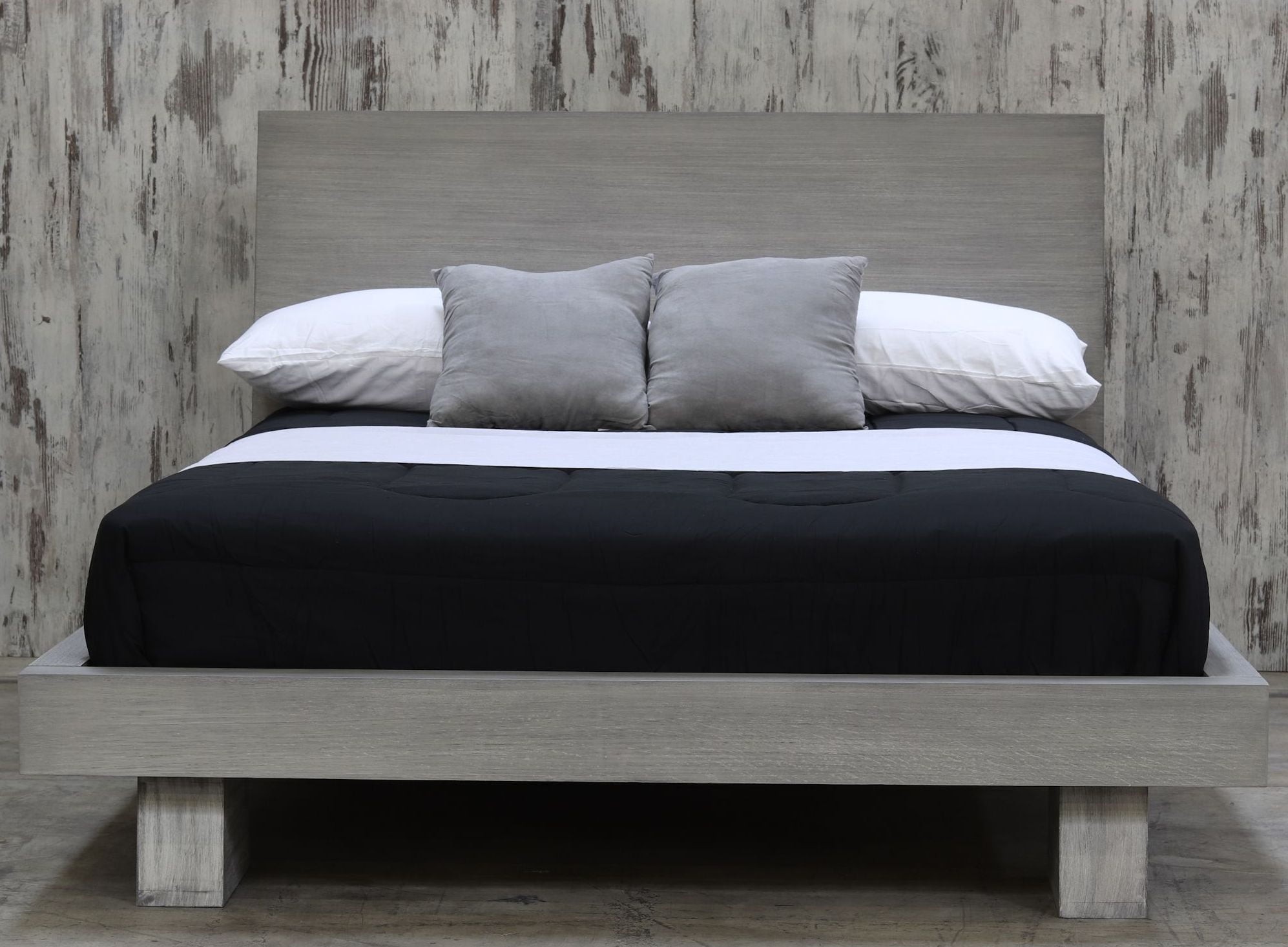 Fusion Driftwood Queen Platform Bed from Ligna Furniture Coleman Furniture