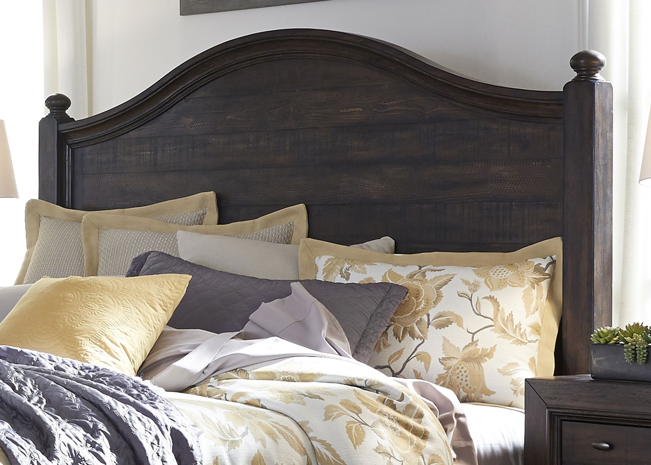 Catawba Hills Peppercorn Poster Bedroom Set from Liberty Coleman