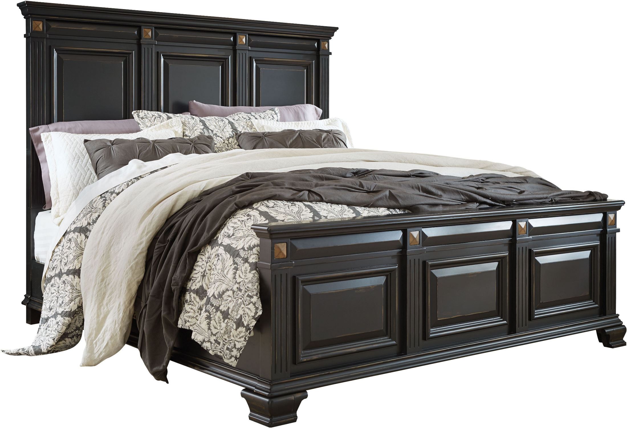 Passages Vintage Black Panel Bedroom Set from Standard Furniture