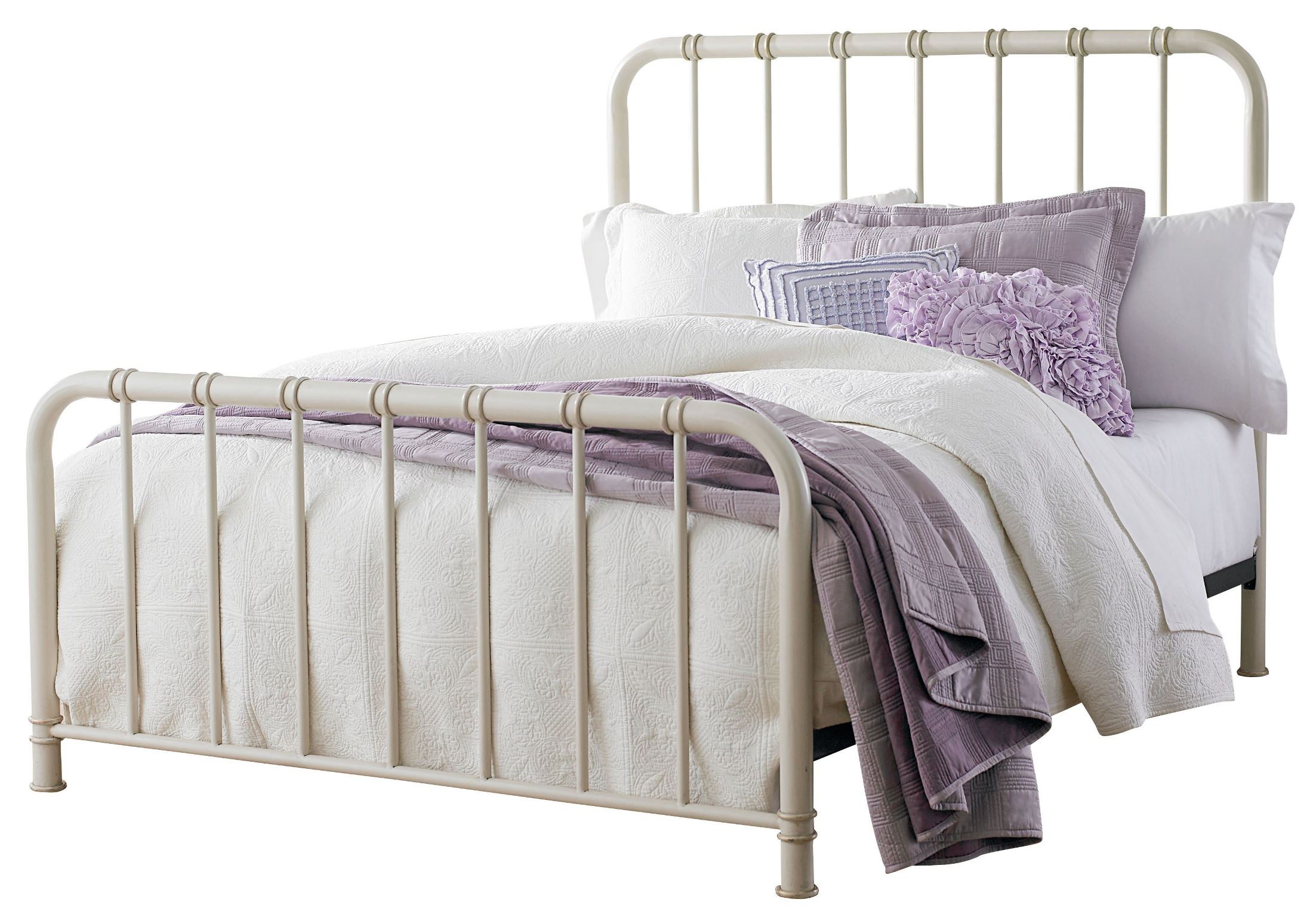 Tristen White Queen Metal Bed from Standard Furniture Coleman Furniture