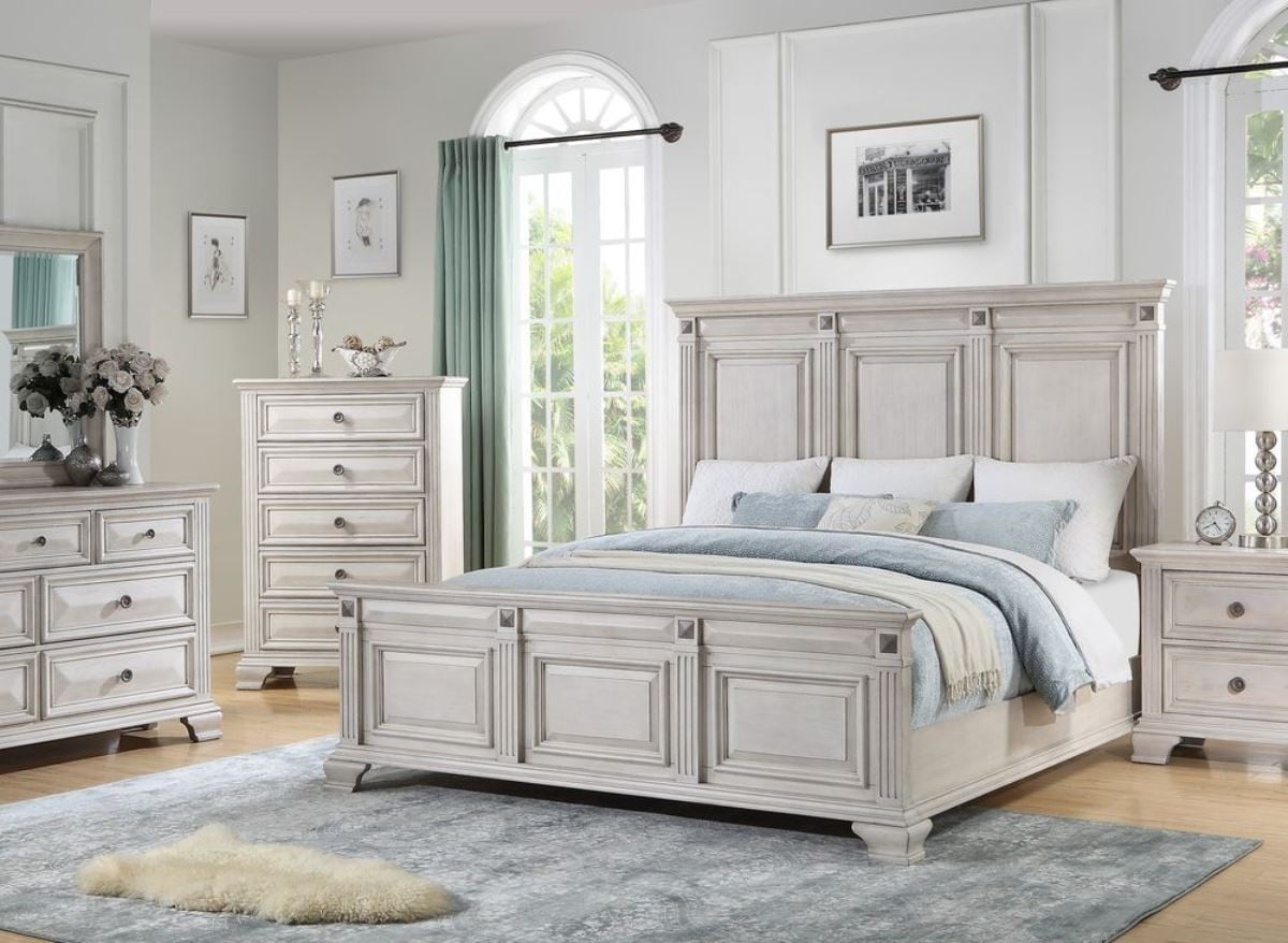 Passages White Light Panel Bedroom Set from Standard ...