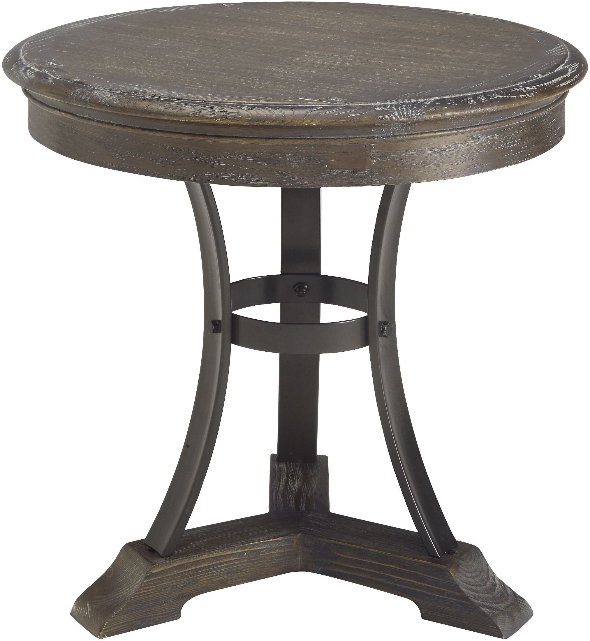 Heritage Distressed Brown End Table from Coast to Coast Coleman Furniture