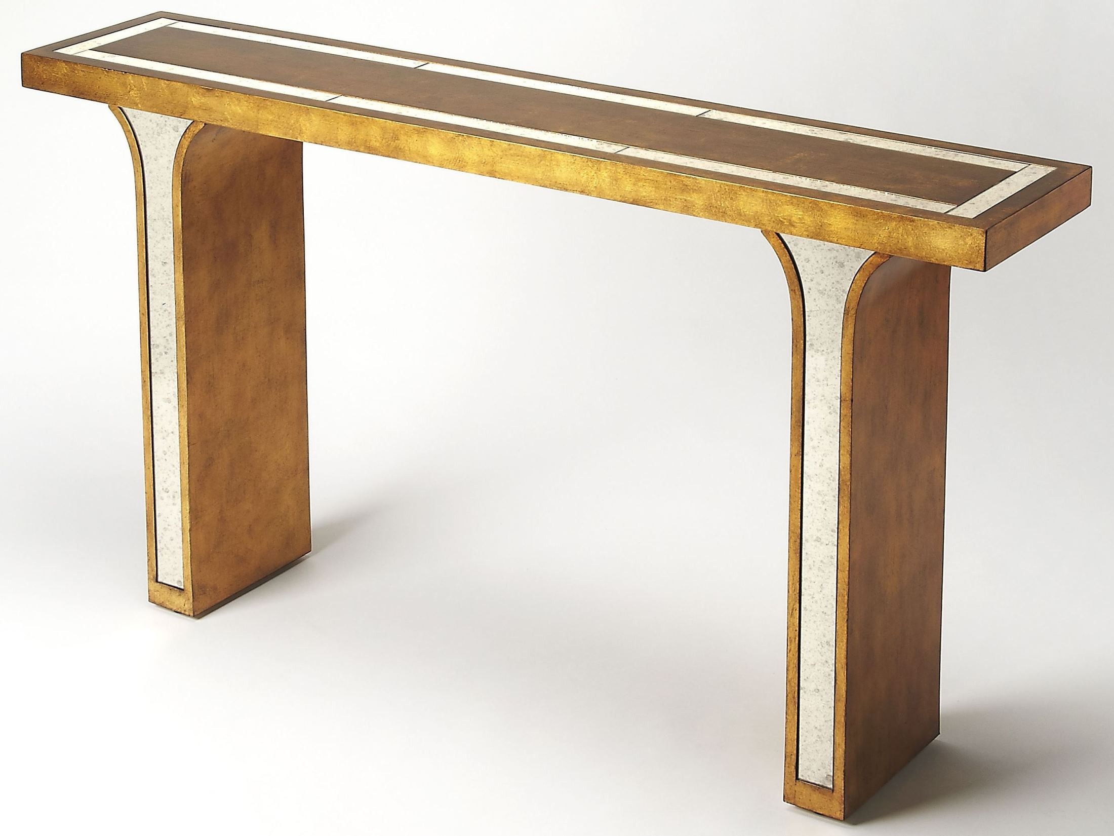 Katya Gold Leaf Console Table from Butler Coleman Furniture