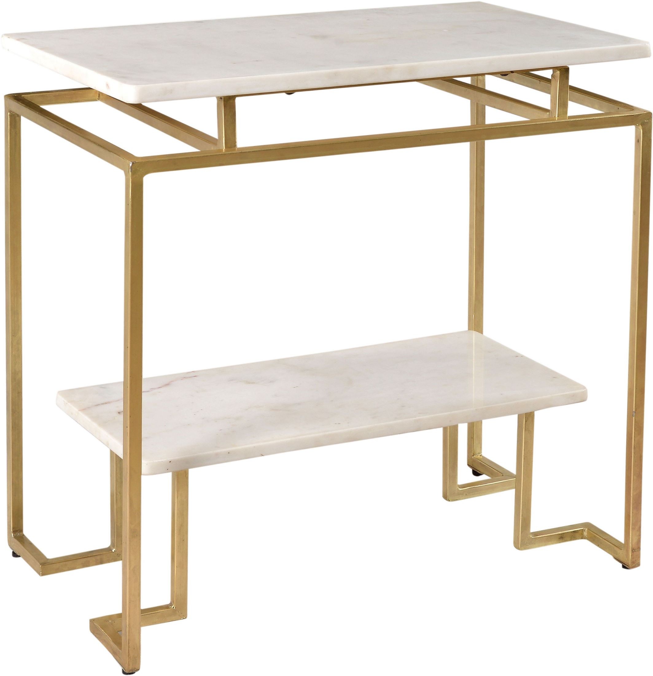 Vendar Burnished Gold Accent Table from Coast to Coast Coleman Furniture