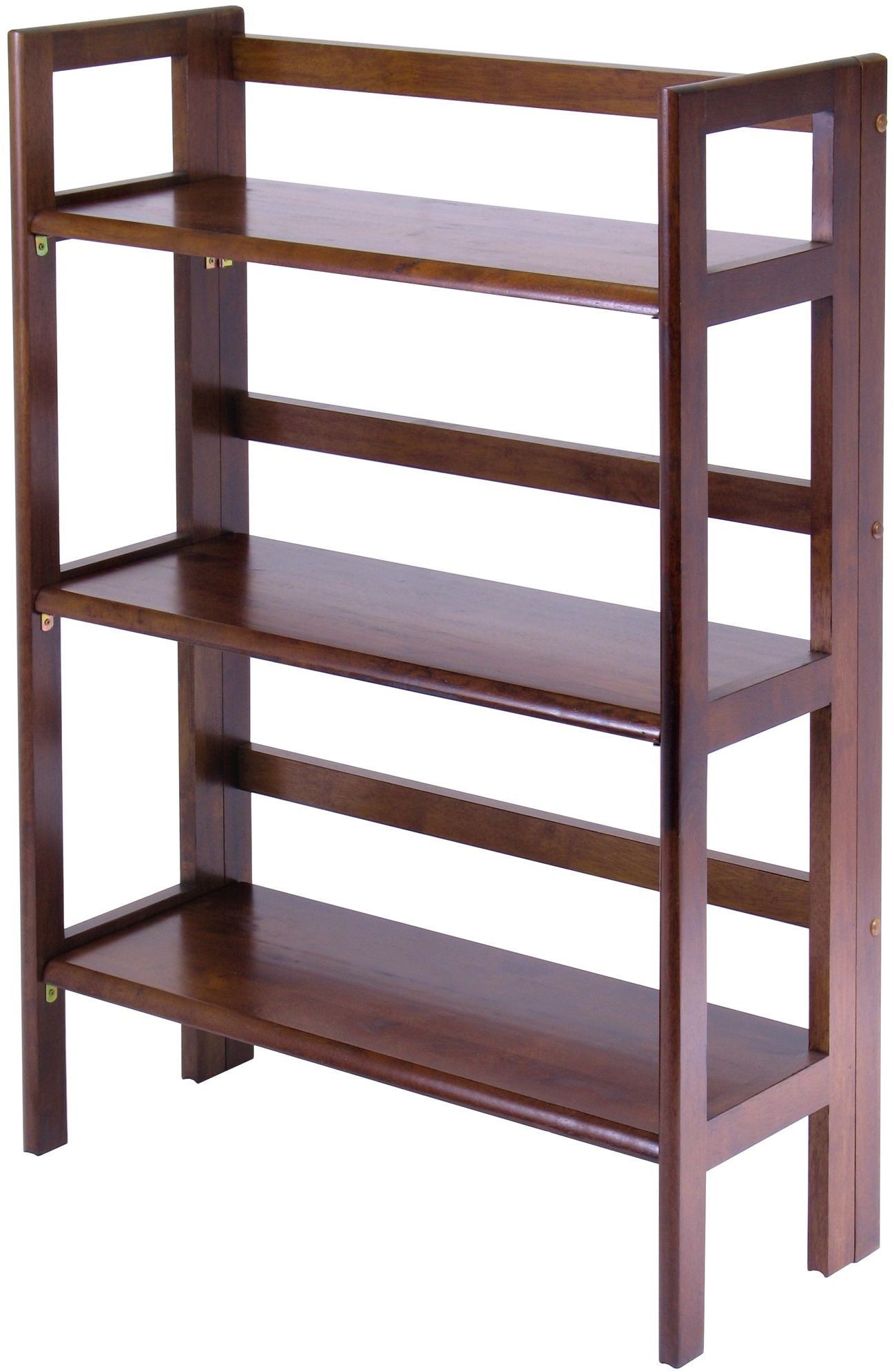 Terry Walnut Folding Bookcase from WinsomeWood Coleman Furniture