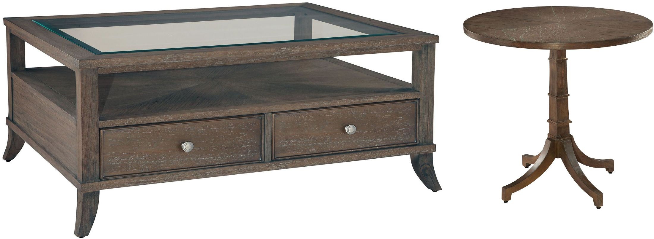 Urban Retreat Sumatra Rectangular Drawer Occasional Table Set From