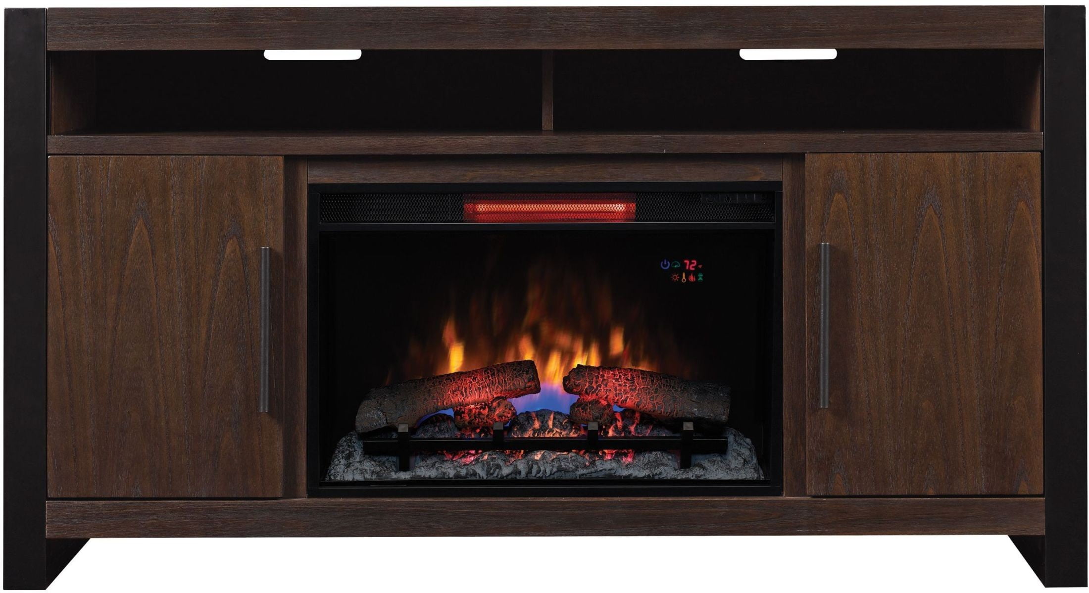 ClassicFlame Antique Coffee Costa Mesa TV Stand with 26" Infrared