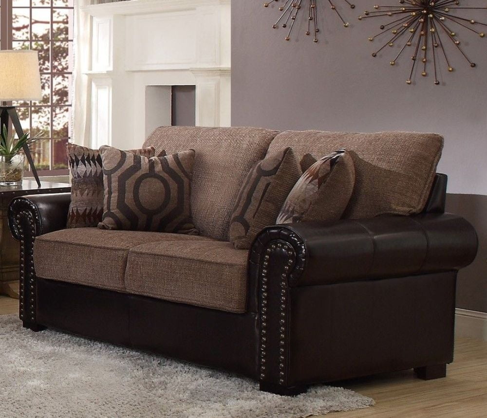 Boykin Brown Loveseat from Homelegance Coleman Furniture