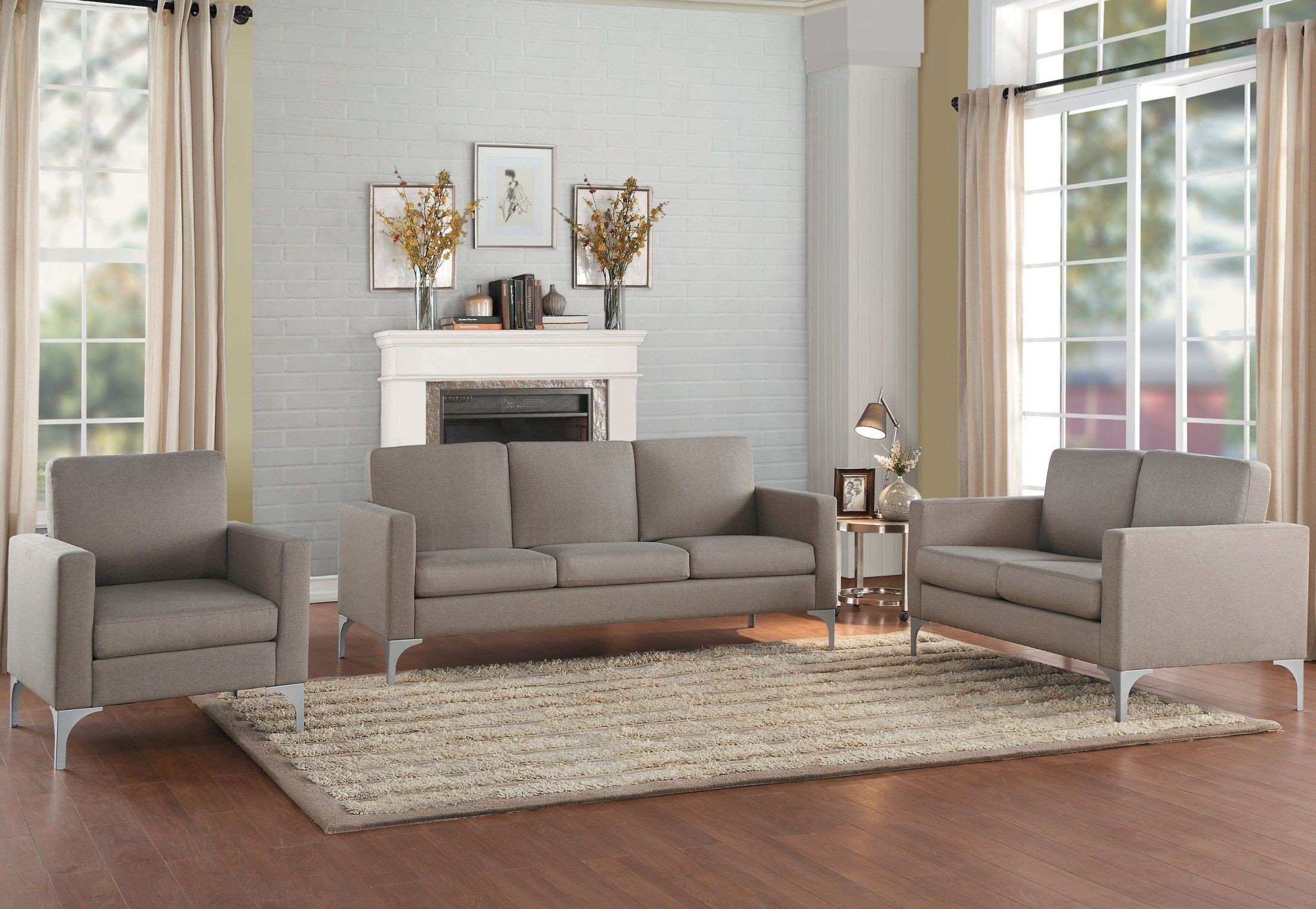 Soho Brownish Gray Living Room Set from Homelegance Coleman Furniture