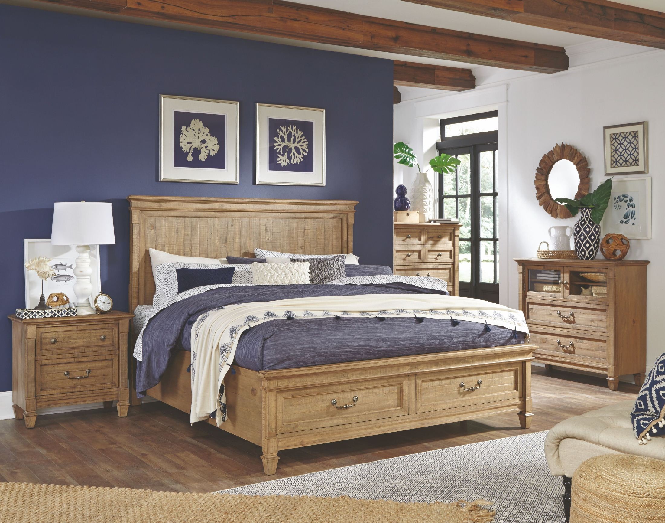 Crestview Belgian Wheat Panel Storage Bedroom Set from ...
