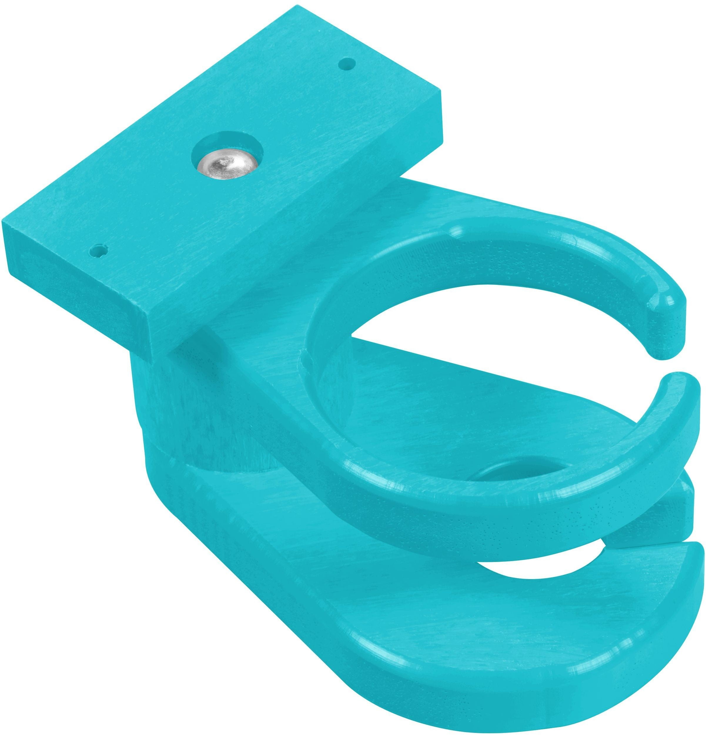 Adirondack Turquoise Cup and Wineglass Holder from CR Plastic Coleman Furniture