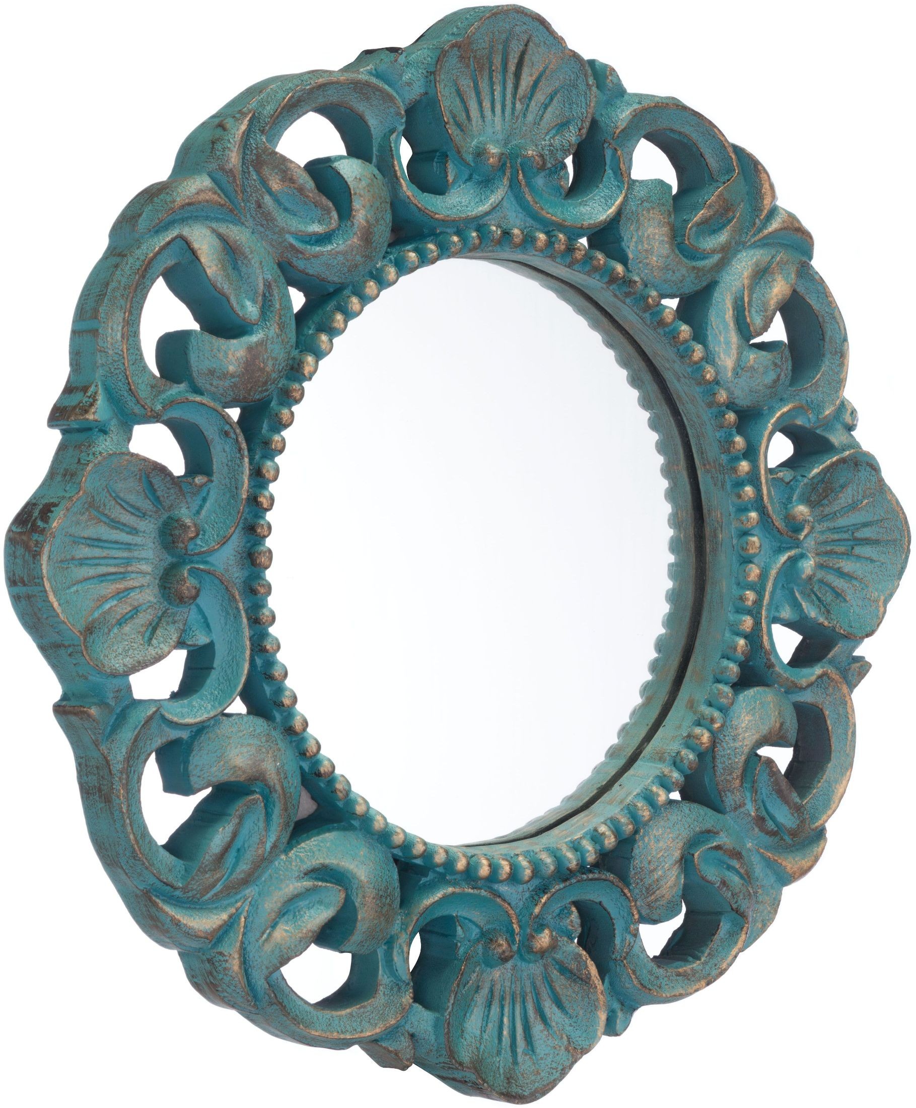 Antique Blue Mirror from Zuo Coleman Furniture