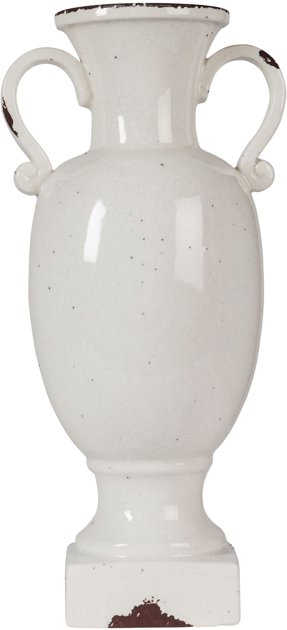 Dierdra Large Antique White Vase from Ashley Coleman Furniture