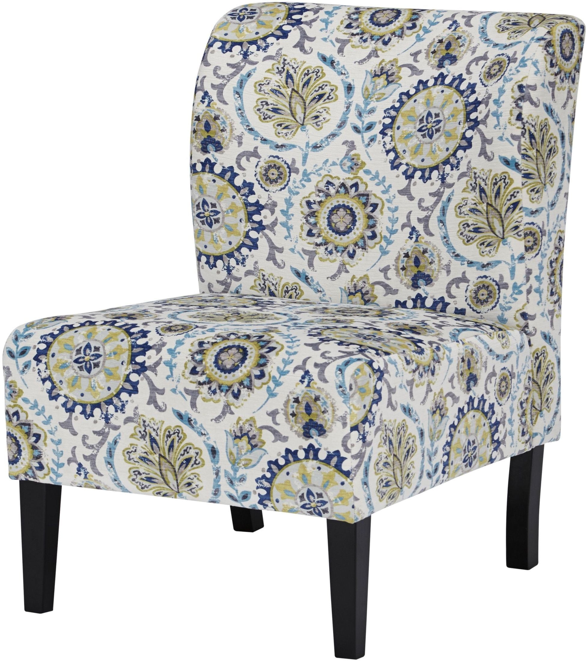 Triptis Blue and Green Accent Chair from Ashley | Coleman Furniture