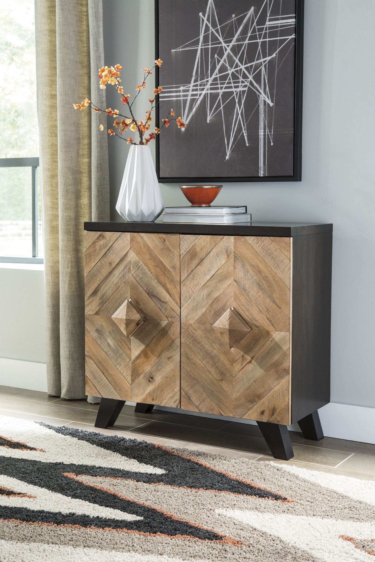 Robin Ridge Twotone Brown Small Door Accent from Ashley