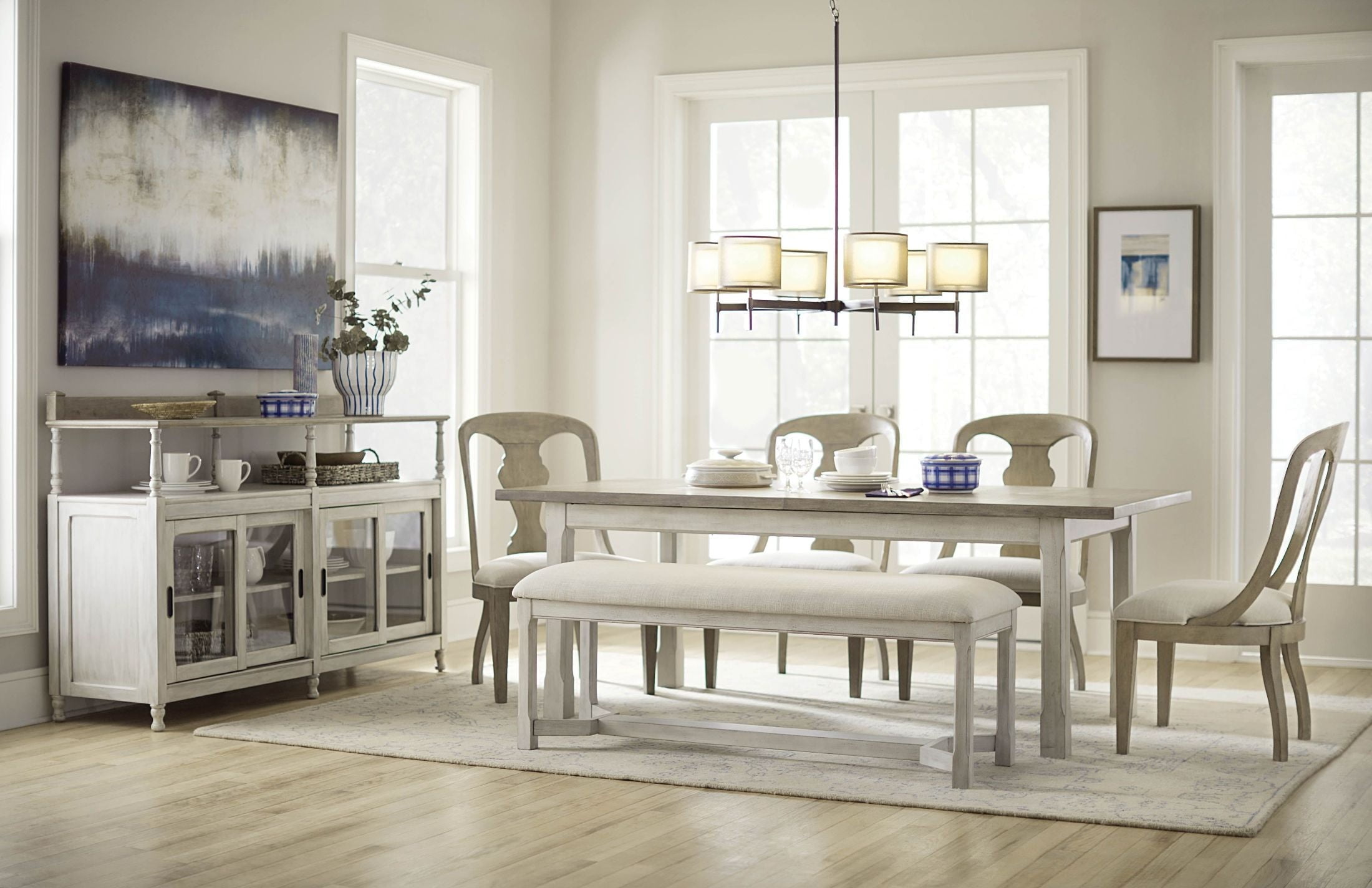 Litchfield 2 Tone Boathouse Dining Room Set from American Drew