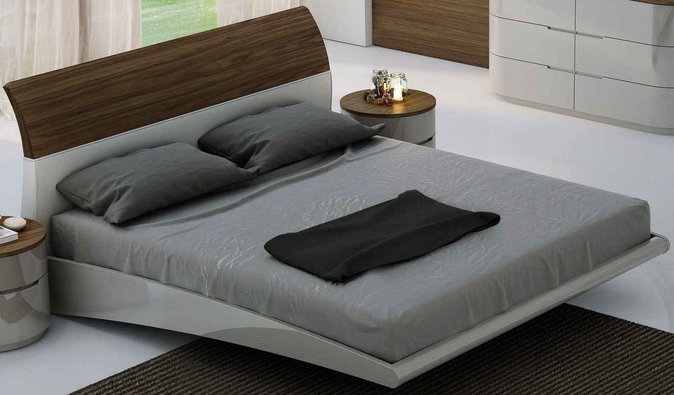 Amsterdam Walnut King Platform Bed from JNM Coleman Furniture