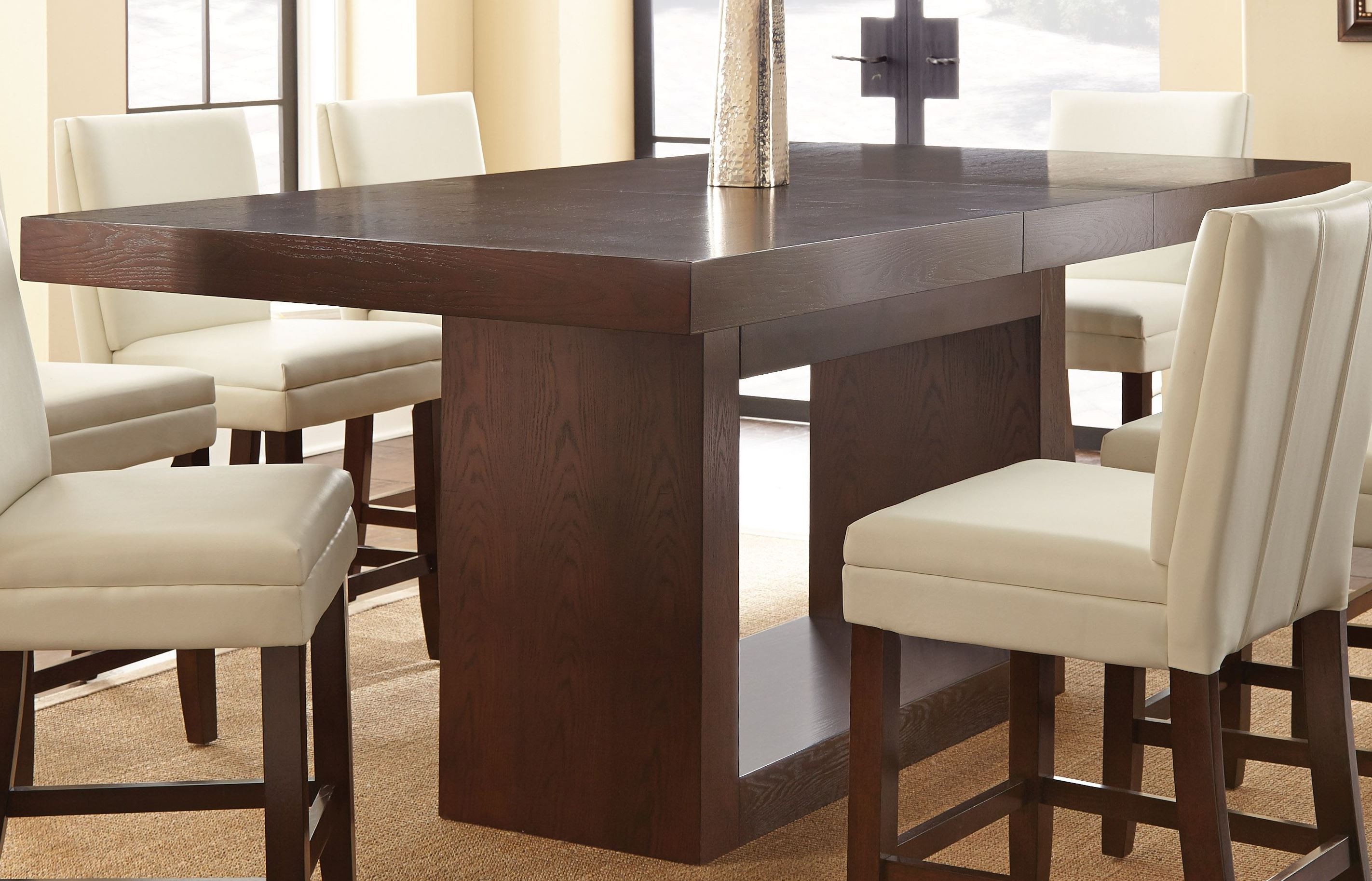 Antonio Extendable Rectangular Counter Height Dining Table From Steve Silver AT PB AT PT