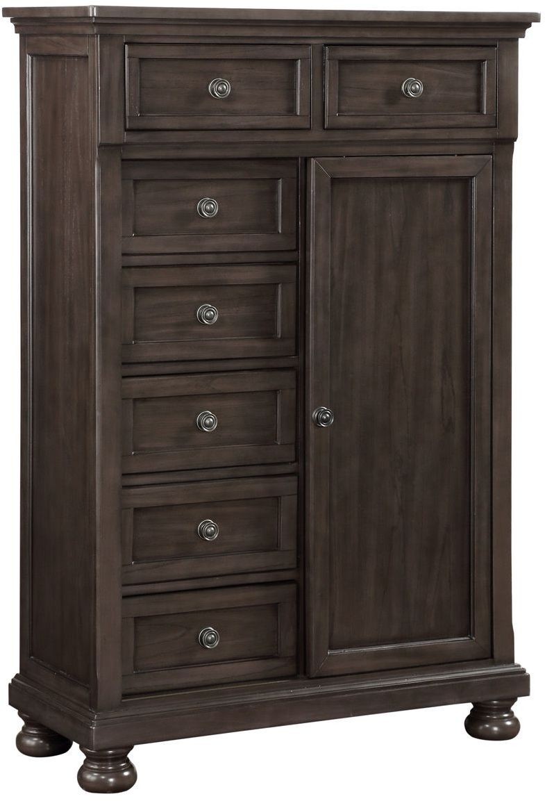 Soriah Distressed Gray Gentlemen's Chest from Avalon Furniture