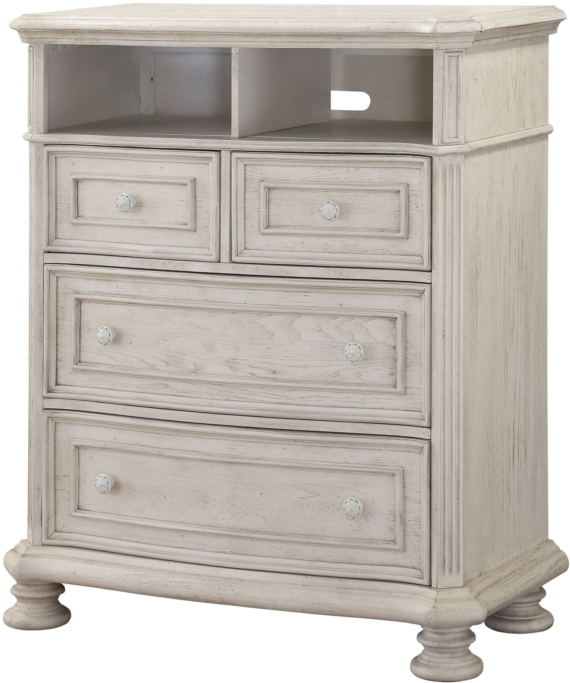 Barton Creek Off White Media Chest from Avalon Furniture Coleman