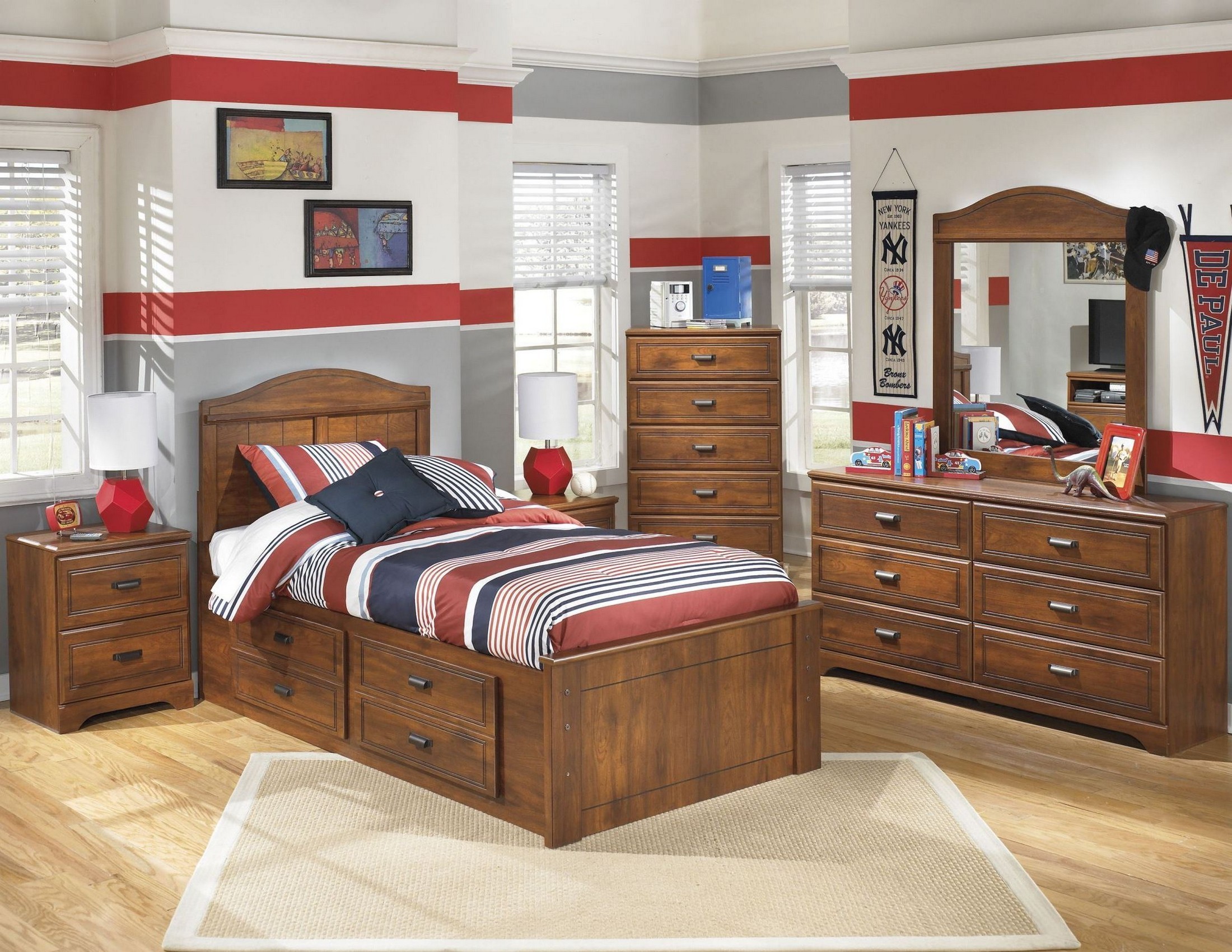 Barchan Youth Panel Underbed Storage Bedroom Set from Ashley | Coleman