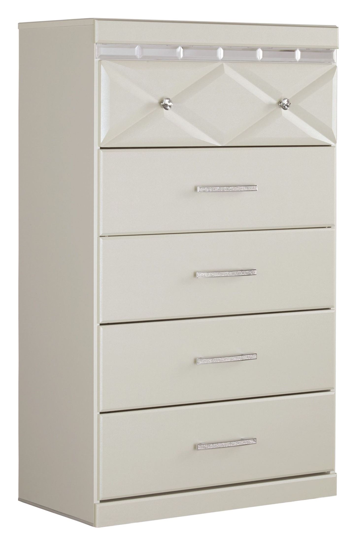 Dreamur Champagne Panel Bedroom Set from Ashley (B3515754) Coleman